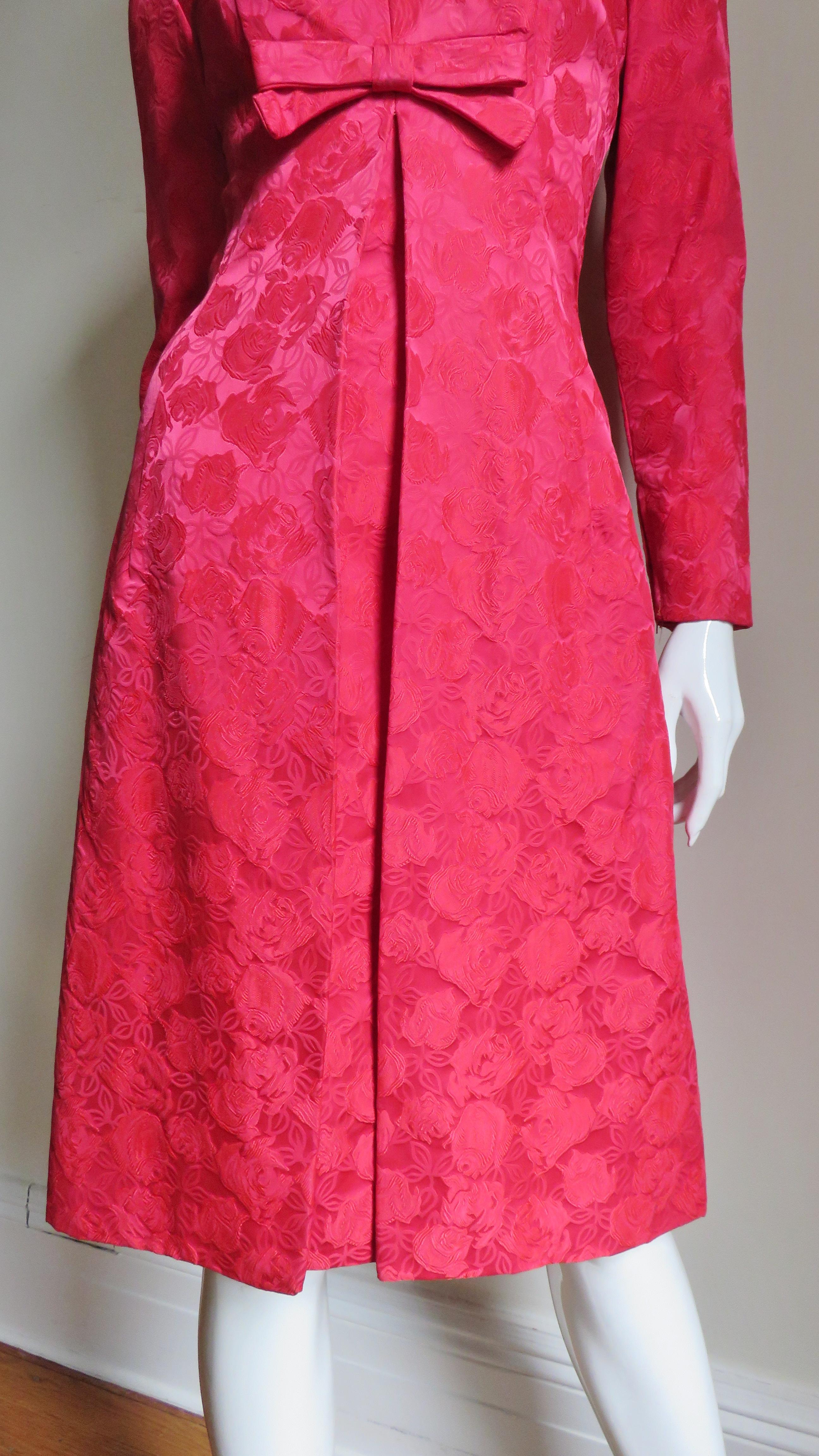 Suzy Perette New Damask Dress and Overdress 1950s 4