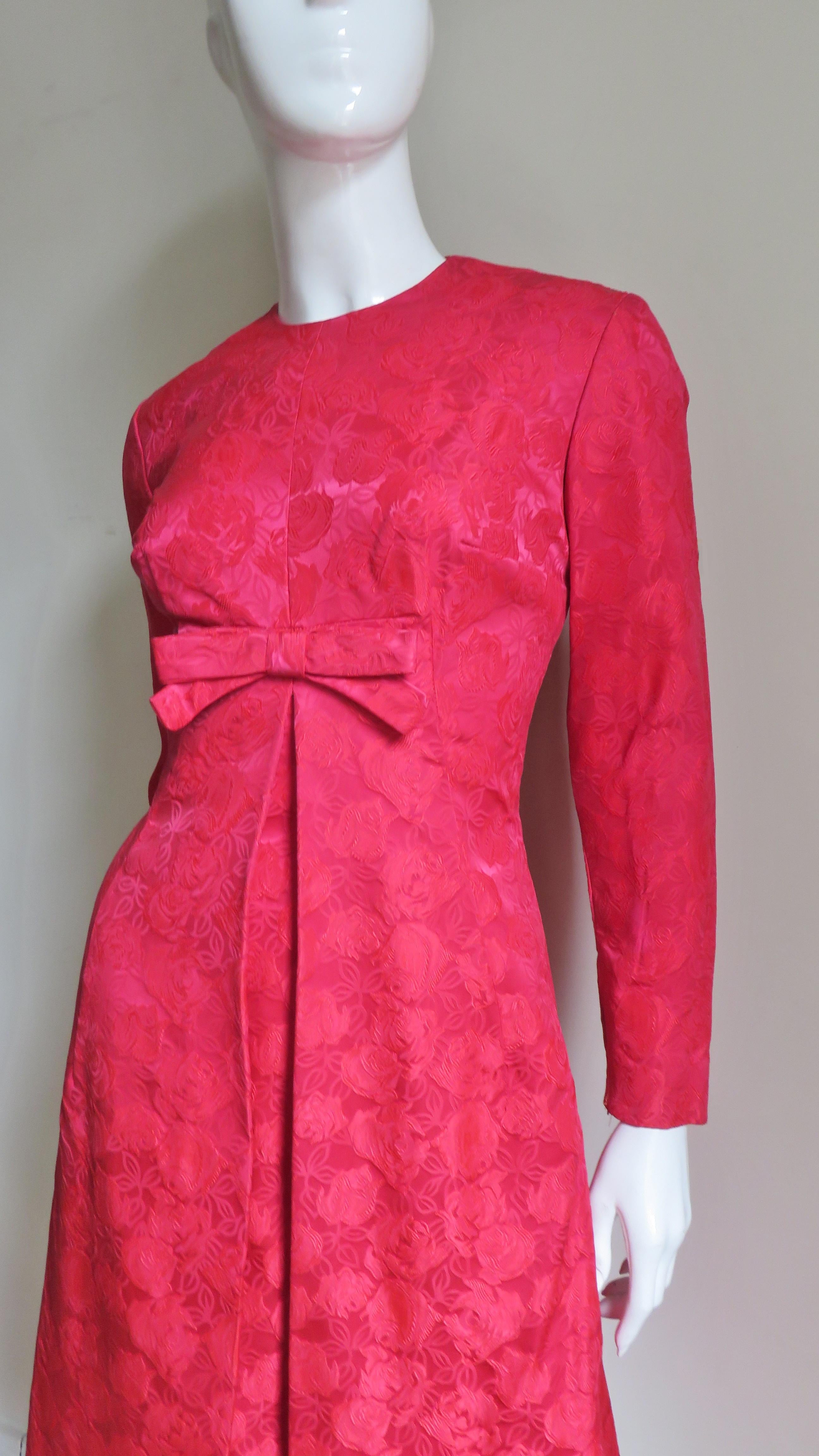 Suzy Perette New Damask Dress and Overdress 1950s 6