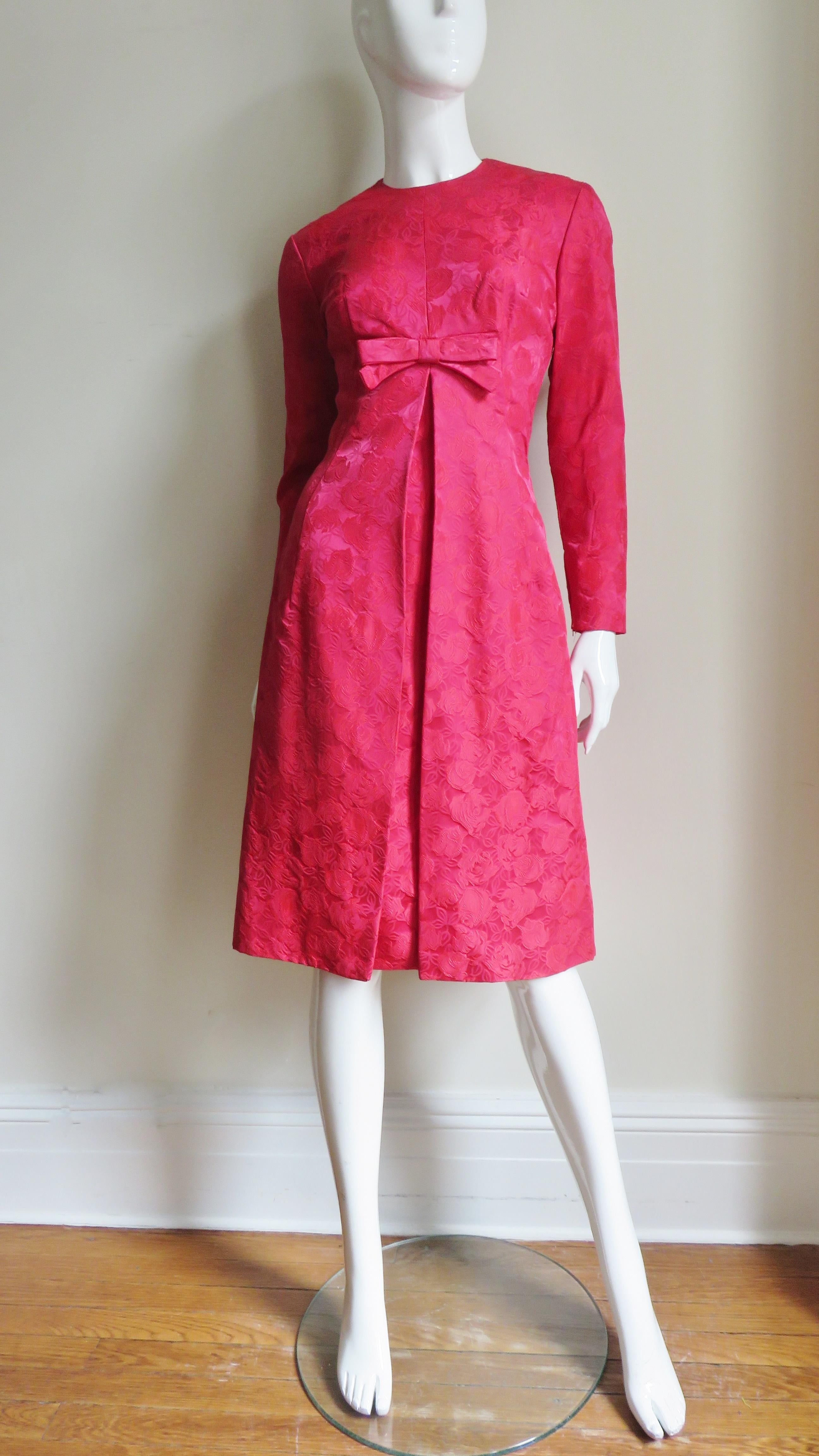 Suzy Perette New Damask Dress and Overdress 1950s 8