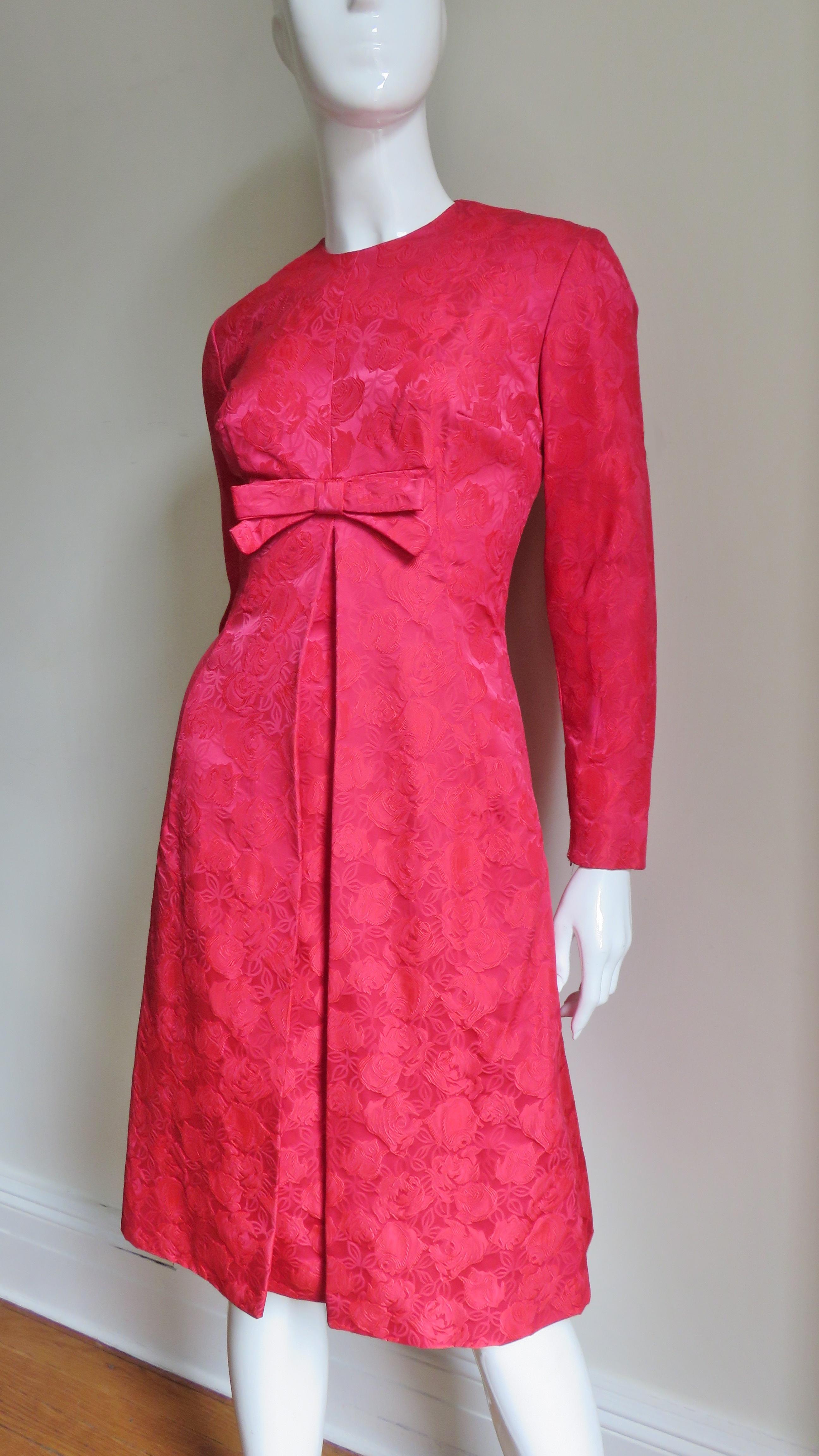 Suzy Perette New Damask Dress and Overdress 1950s 5