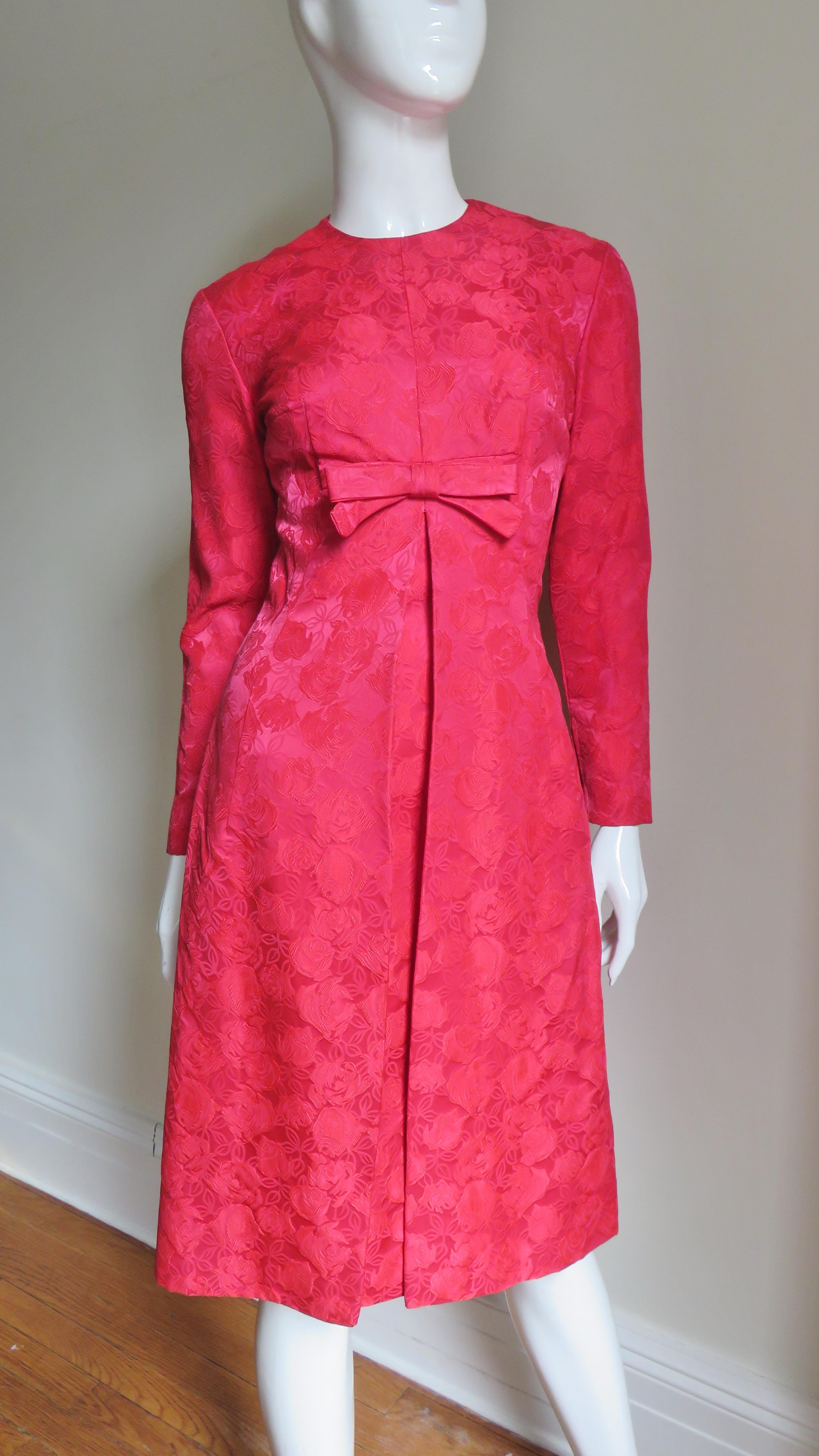 Suzy Perette New Damask Dress and Overdress 1950s 7