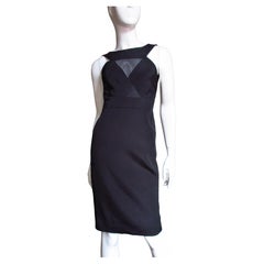Gucci Bodycon Backless Dress with Mesh Cut outs