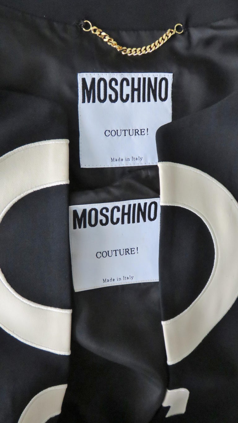 Moschino Couture Color Block Dress and Jacket For Sale at 1stDibs