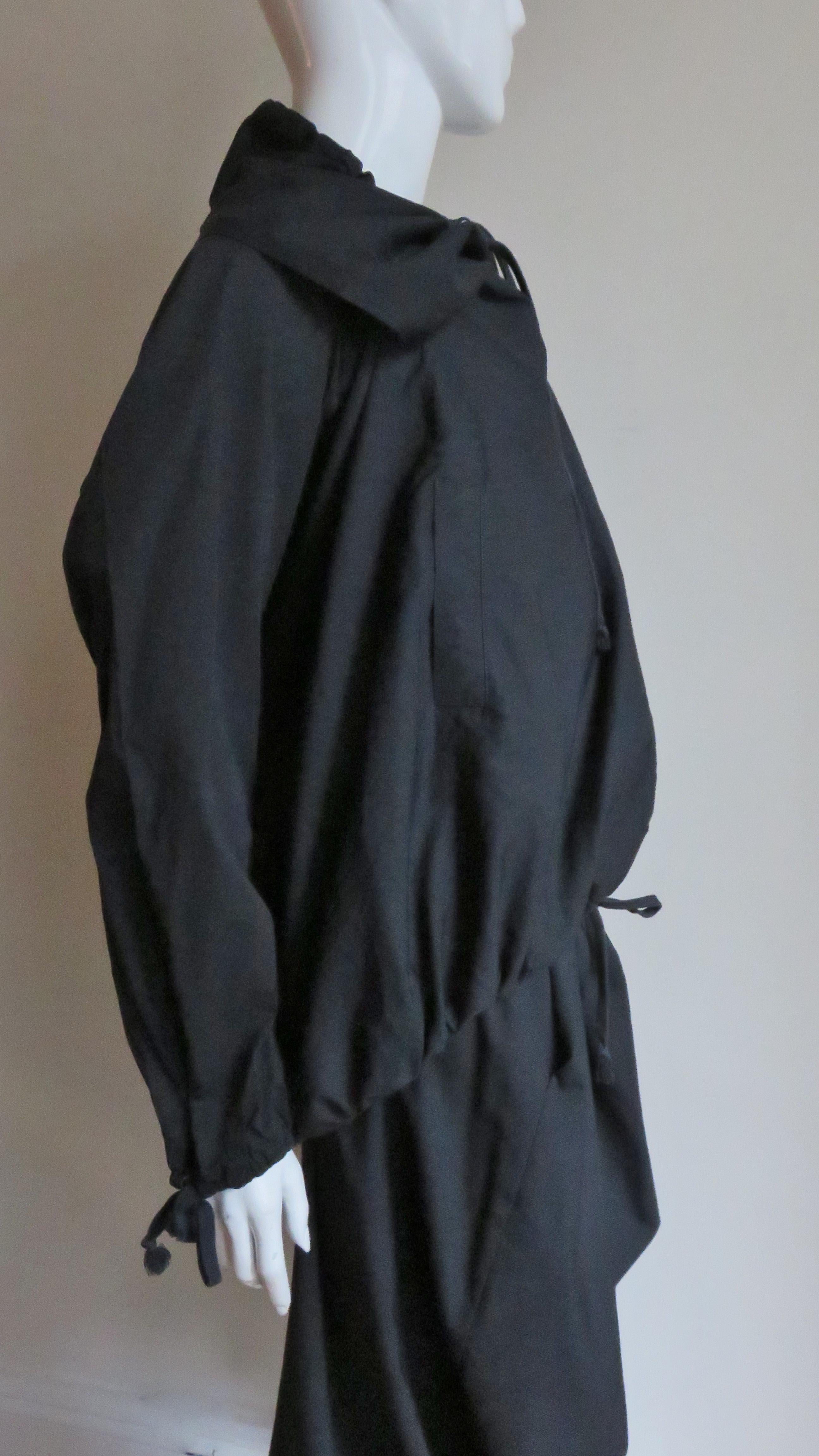 Black Vivienne Westwood Harem Pants and Hoodie Jacket