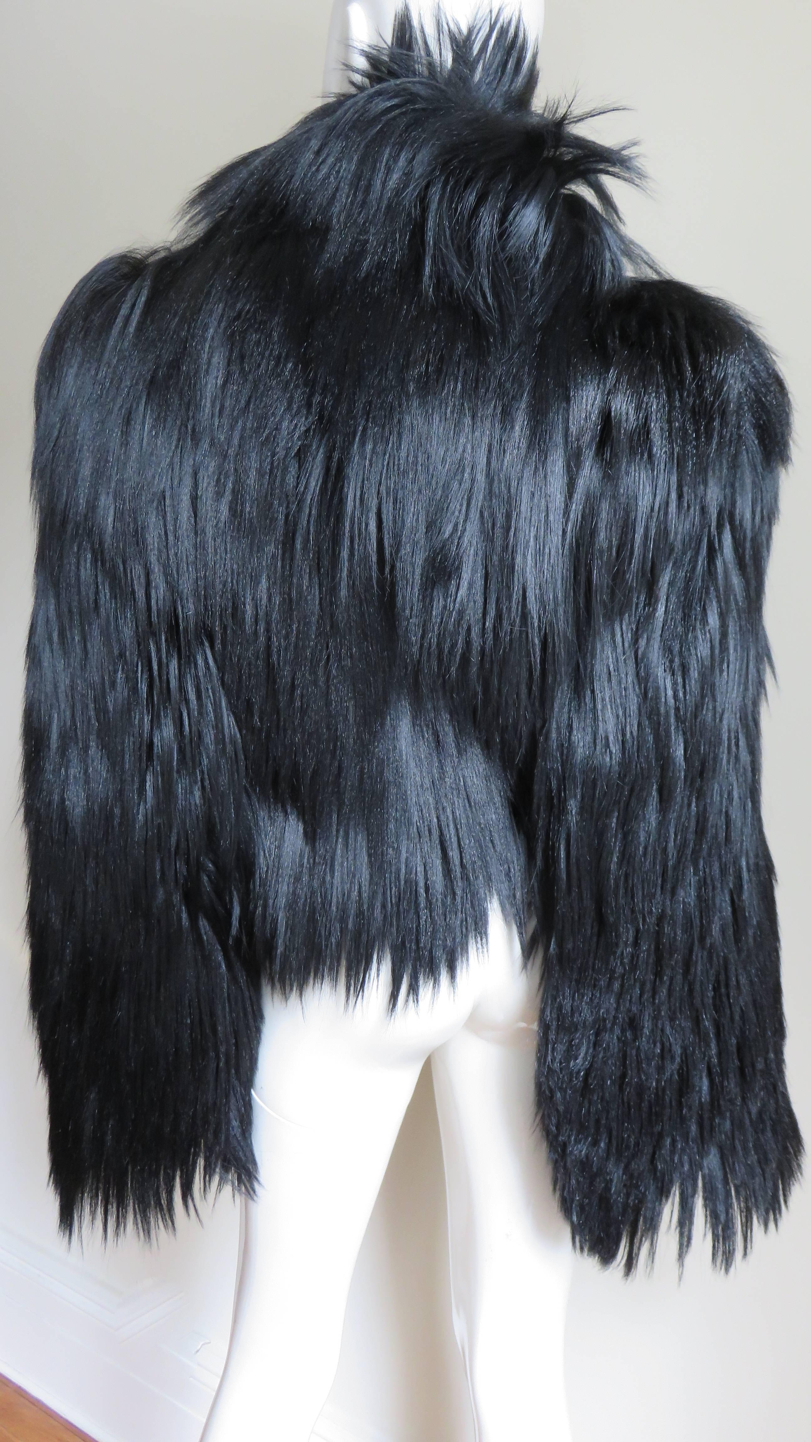 Alexander McQueen New Fur Jacket A/W 2000 In New Condition For Sale In Water Mill, NY
