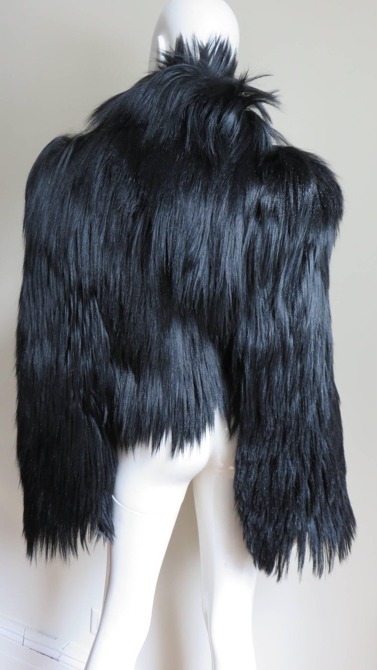 Alexander McQueen New Fur Jacket A/W 1999 For Sale at 1stdibs