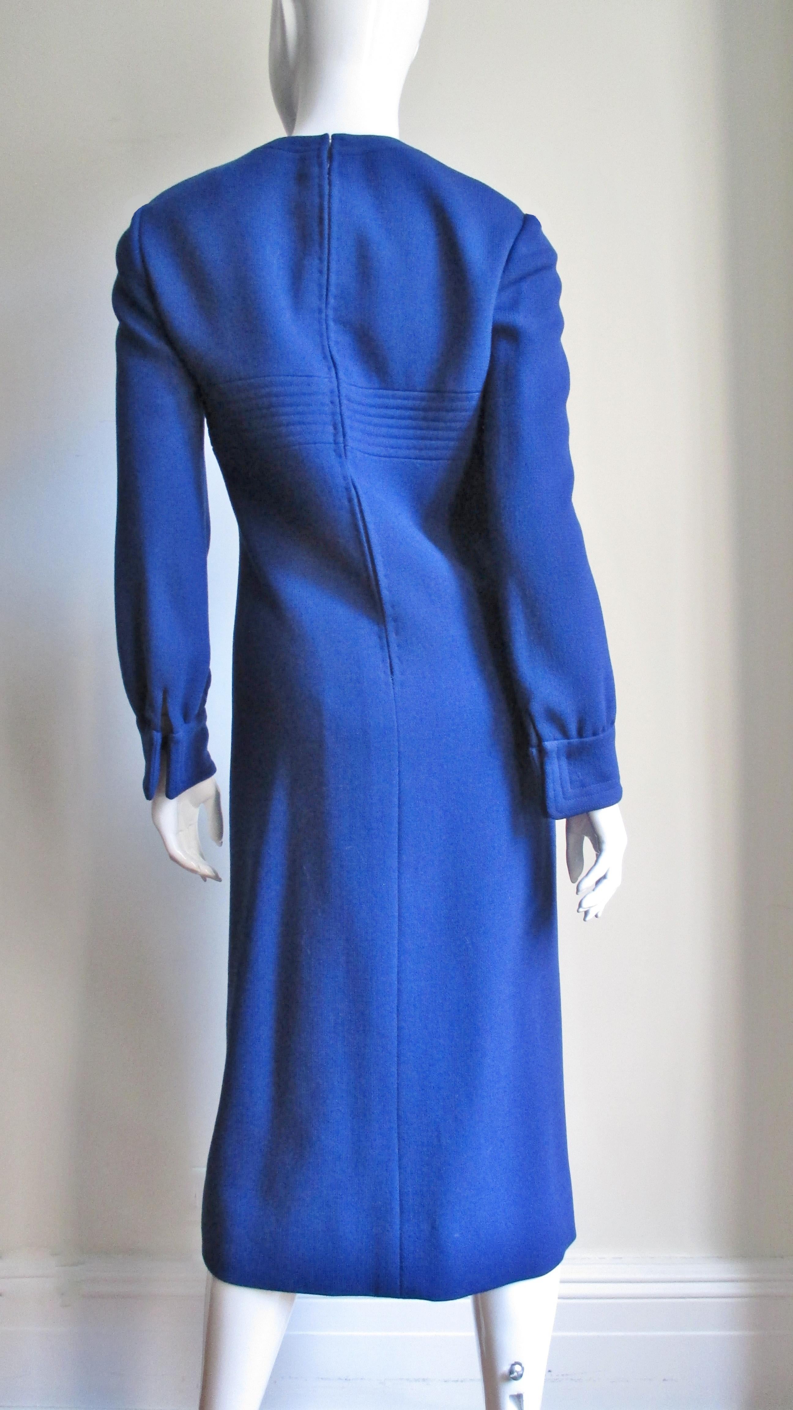 1960's Pierre Cardin Dress with Trapunto Embroidery 5