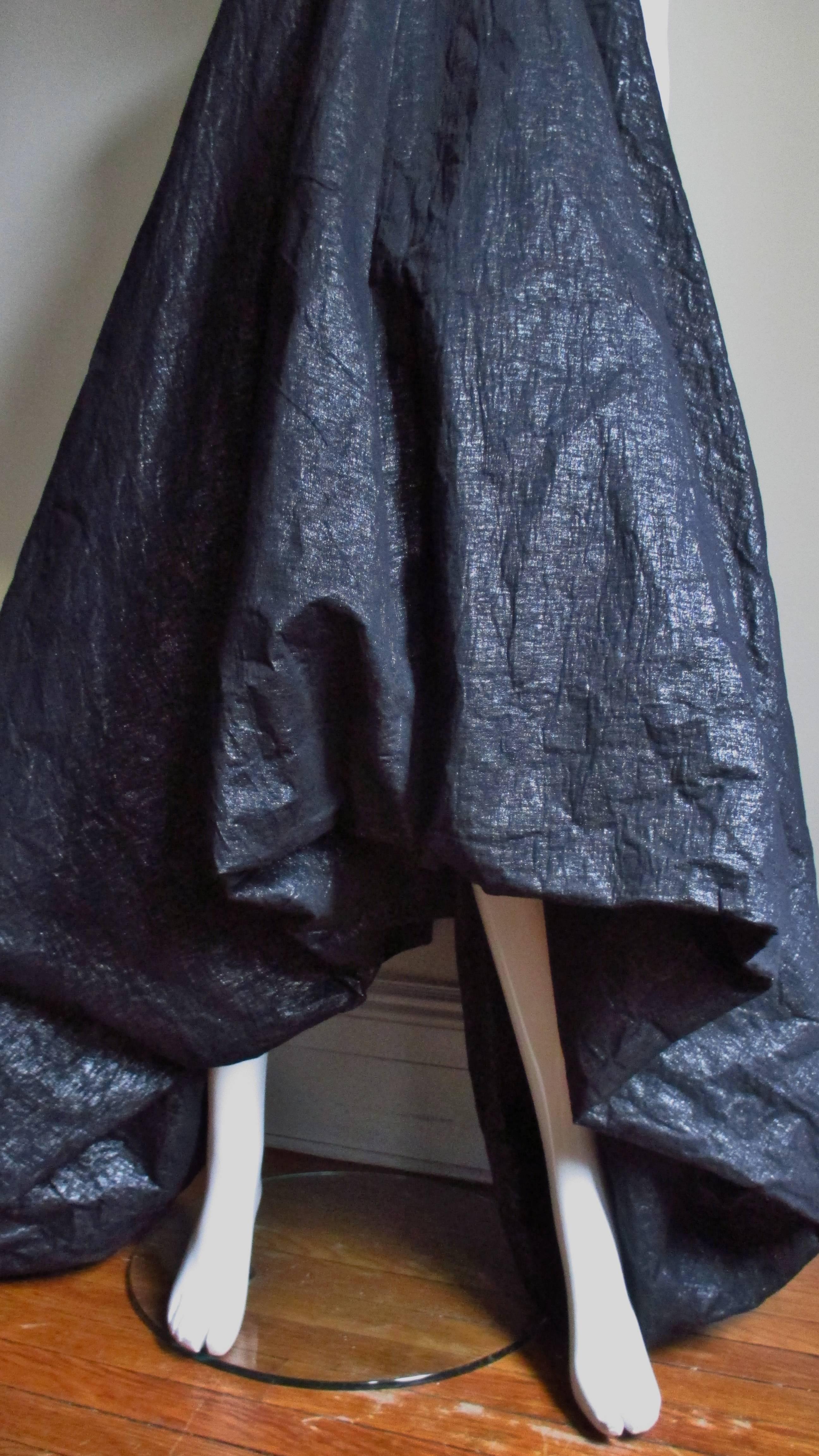 Black Gareth Pugh New Triangle Dress Gown A/W 2013