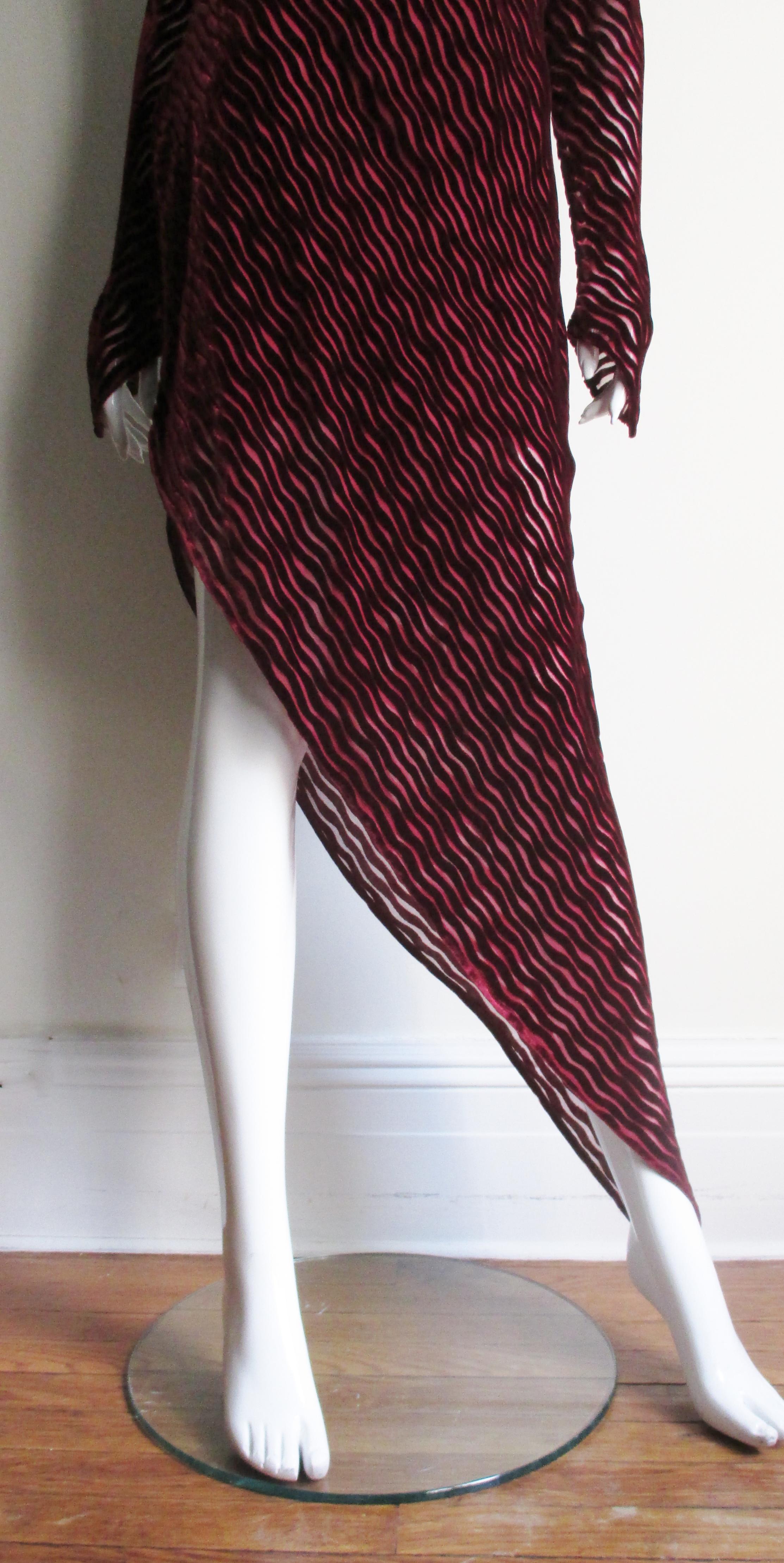 Women's Karl Lagerfeld Asymmetric Silk Dress
