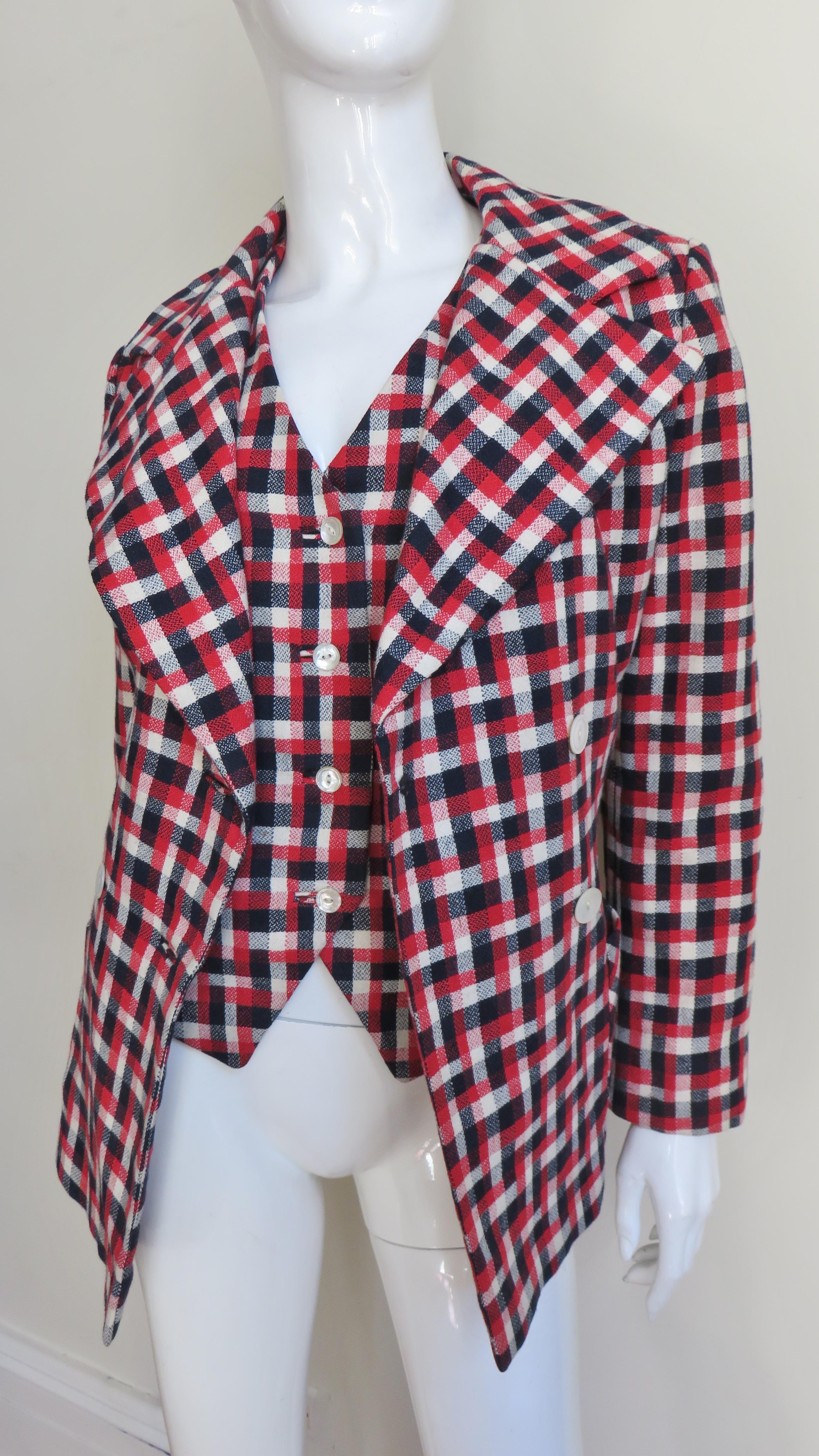 Don Loper 1960s Jacket and Vest For Sale at 1stDibs