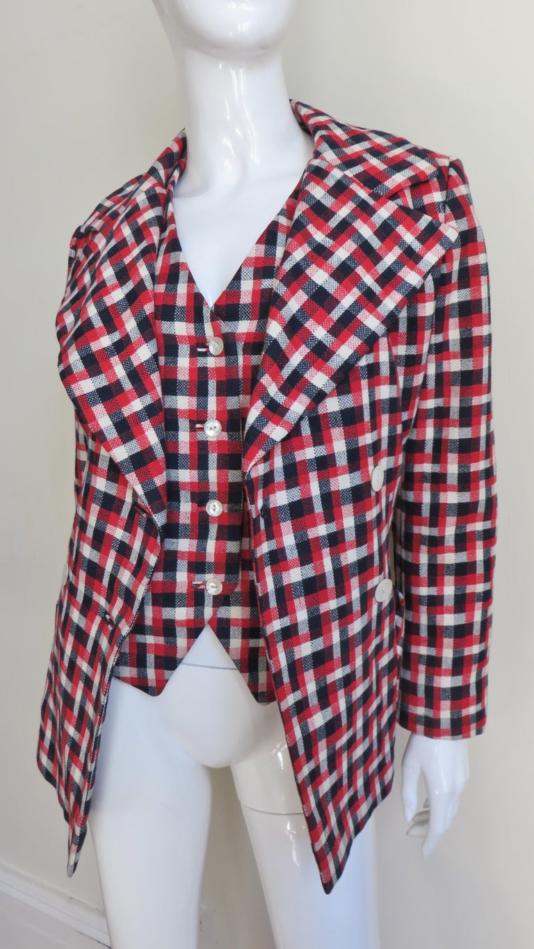 Don Loper 1960s Jacket and Vest For Sale 6