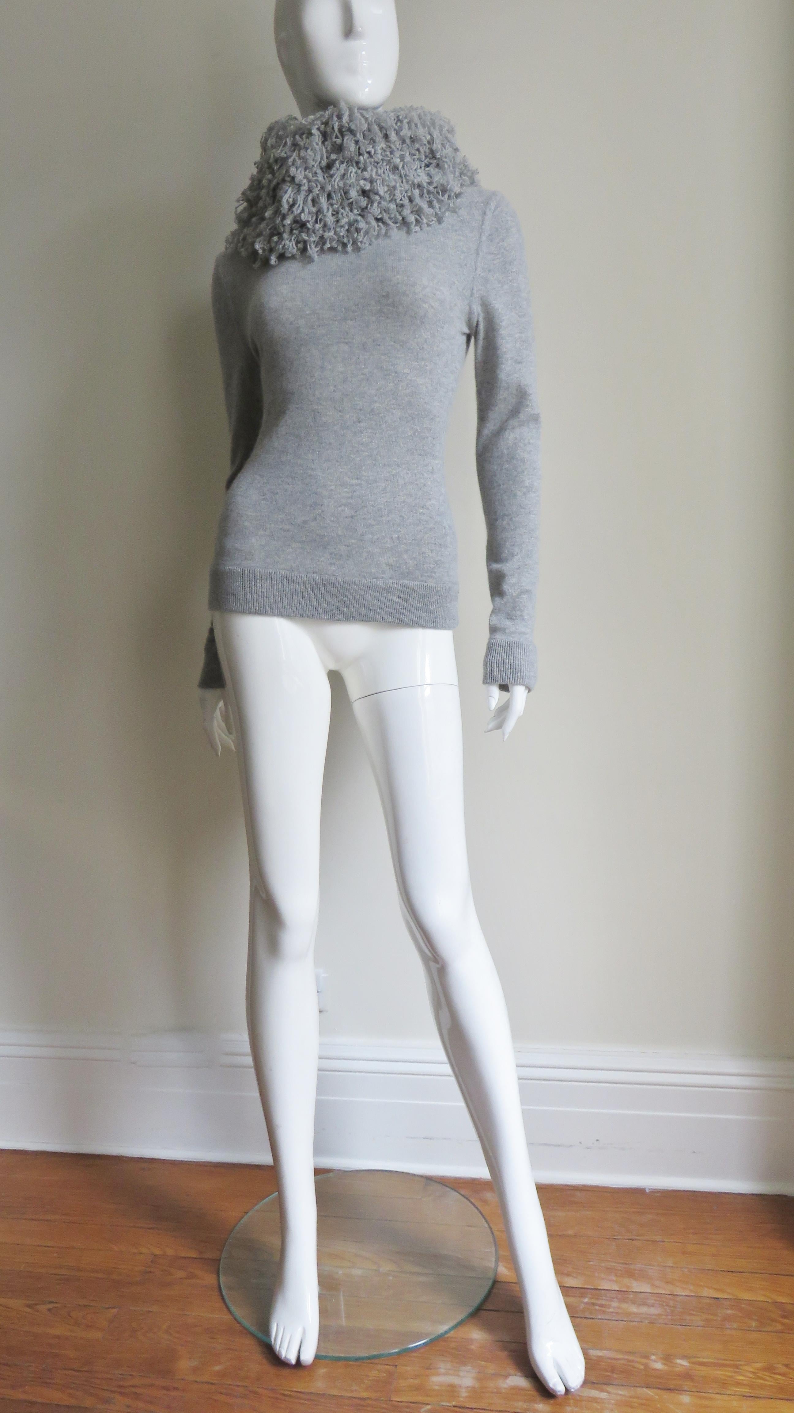 Laura Biagiotti New Cashmere Sweater 1990s For Sale 3