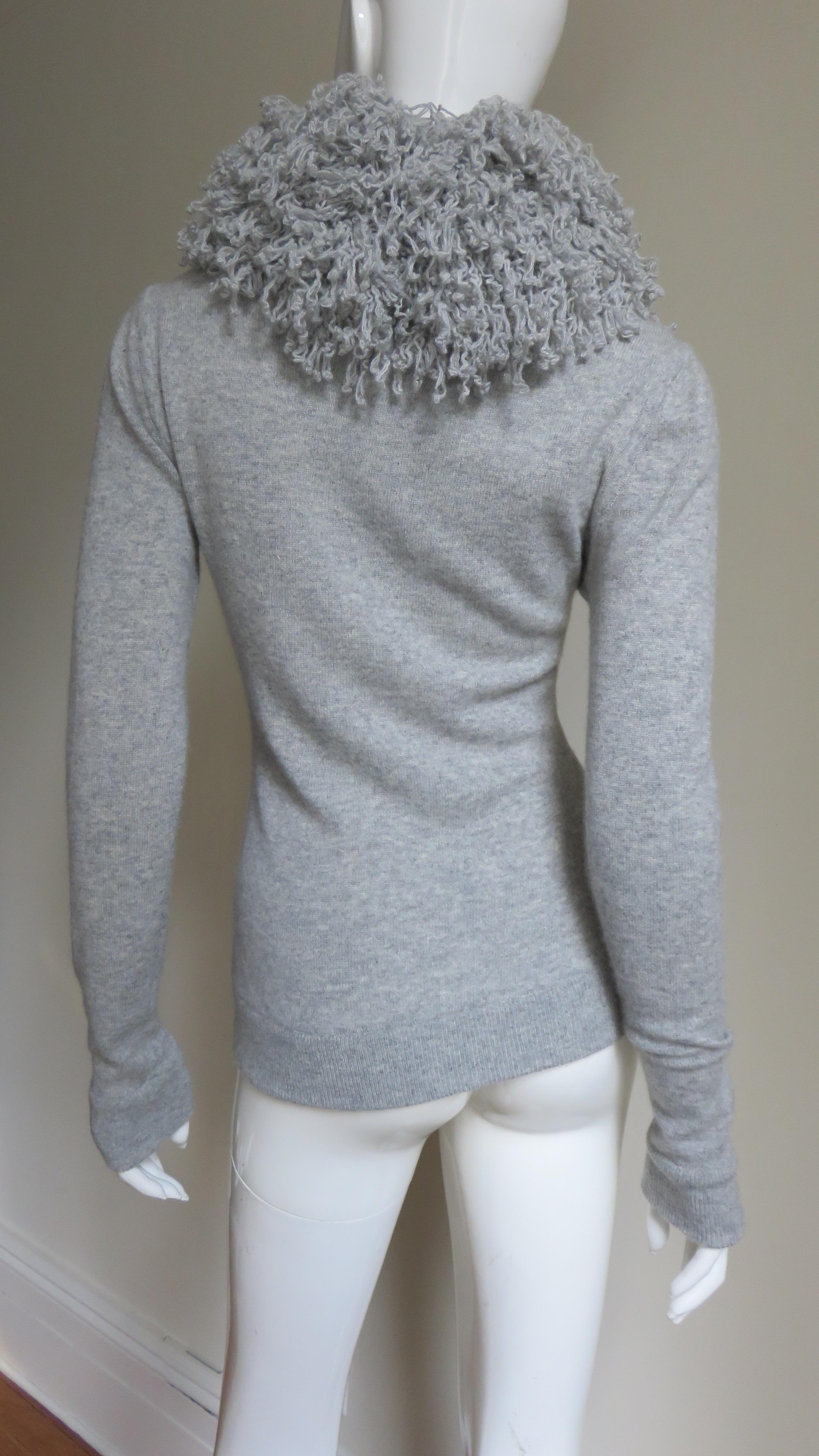 Laura Biagiotti New Cashmere Sweater 1990s For Sale 5