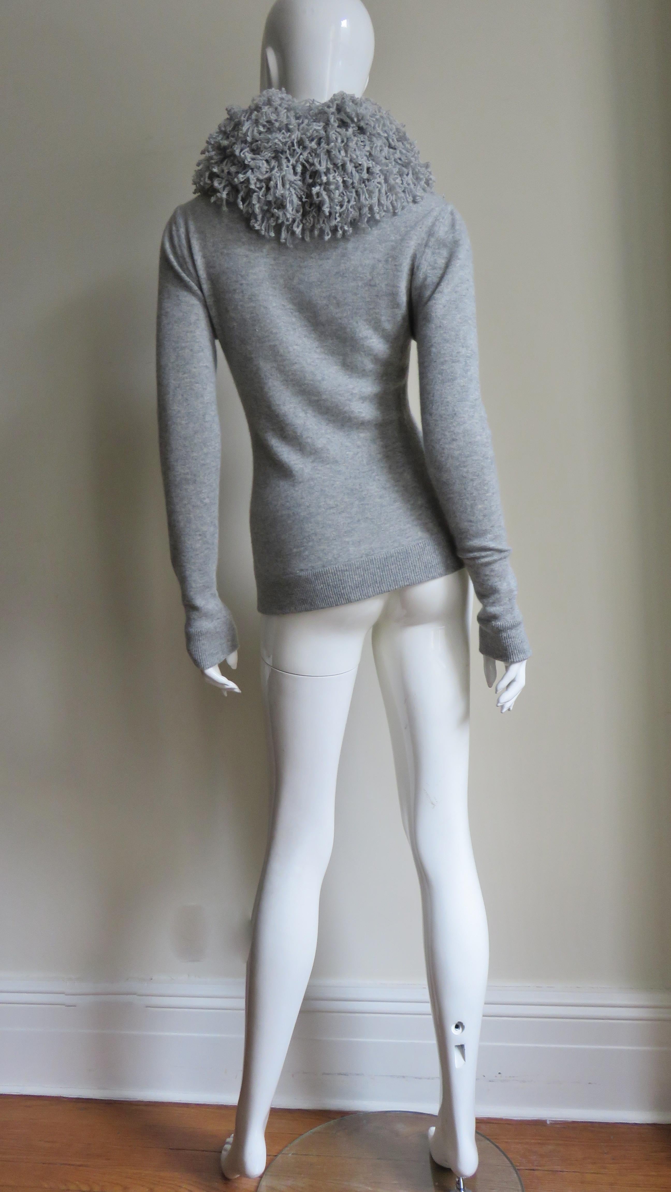 Laura Biagiotti New Cashmere Sweater 1990s For Sale 8