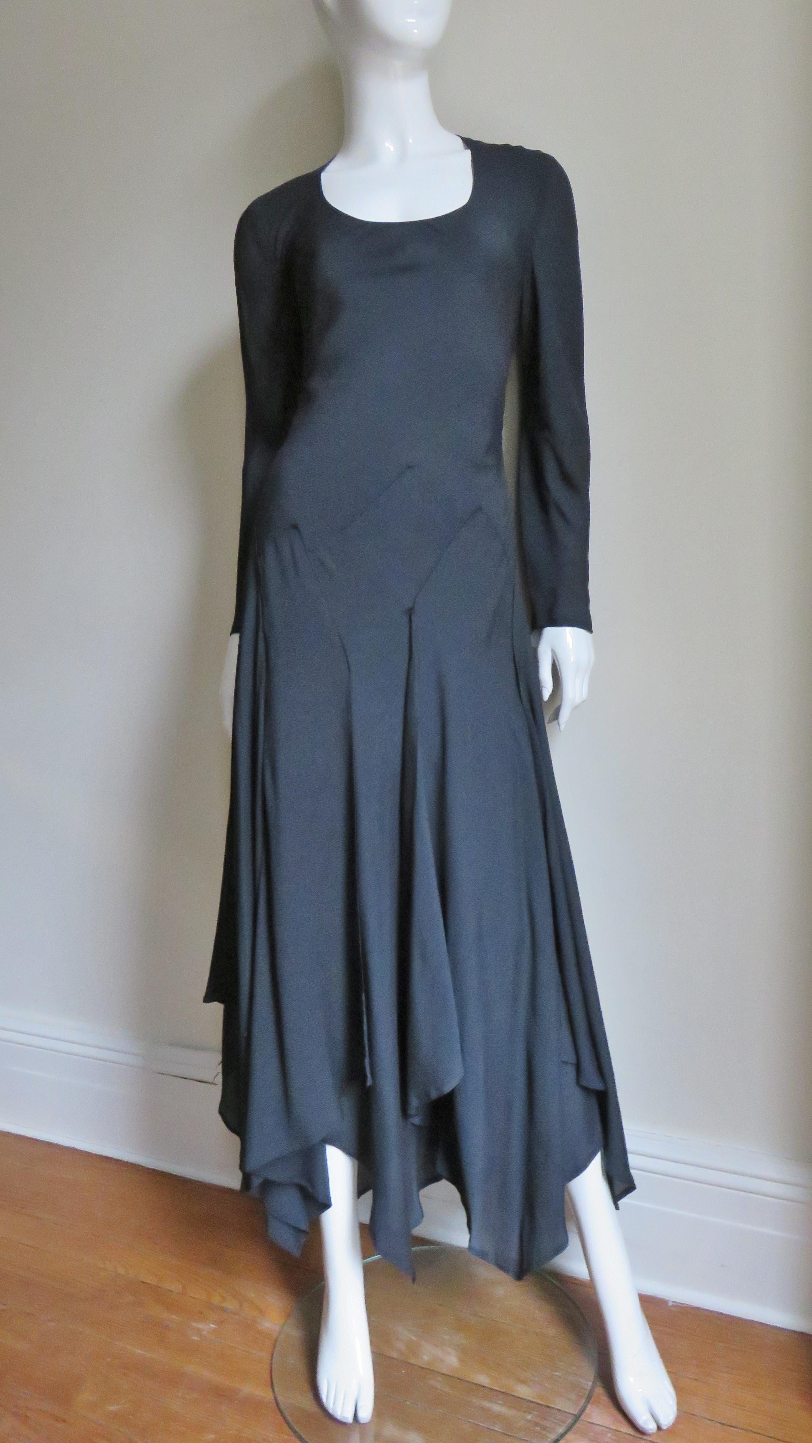 Jil Sander - Robe à ourlet écharpe en vente 3