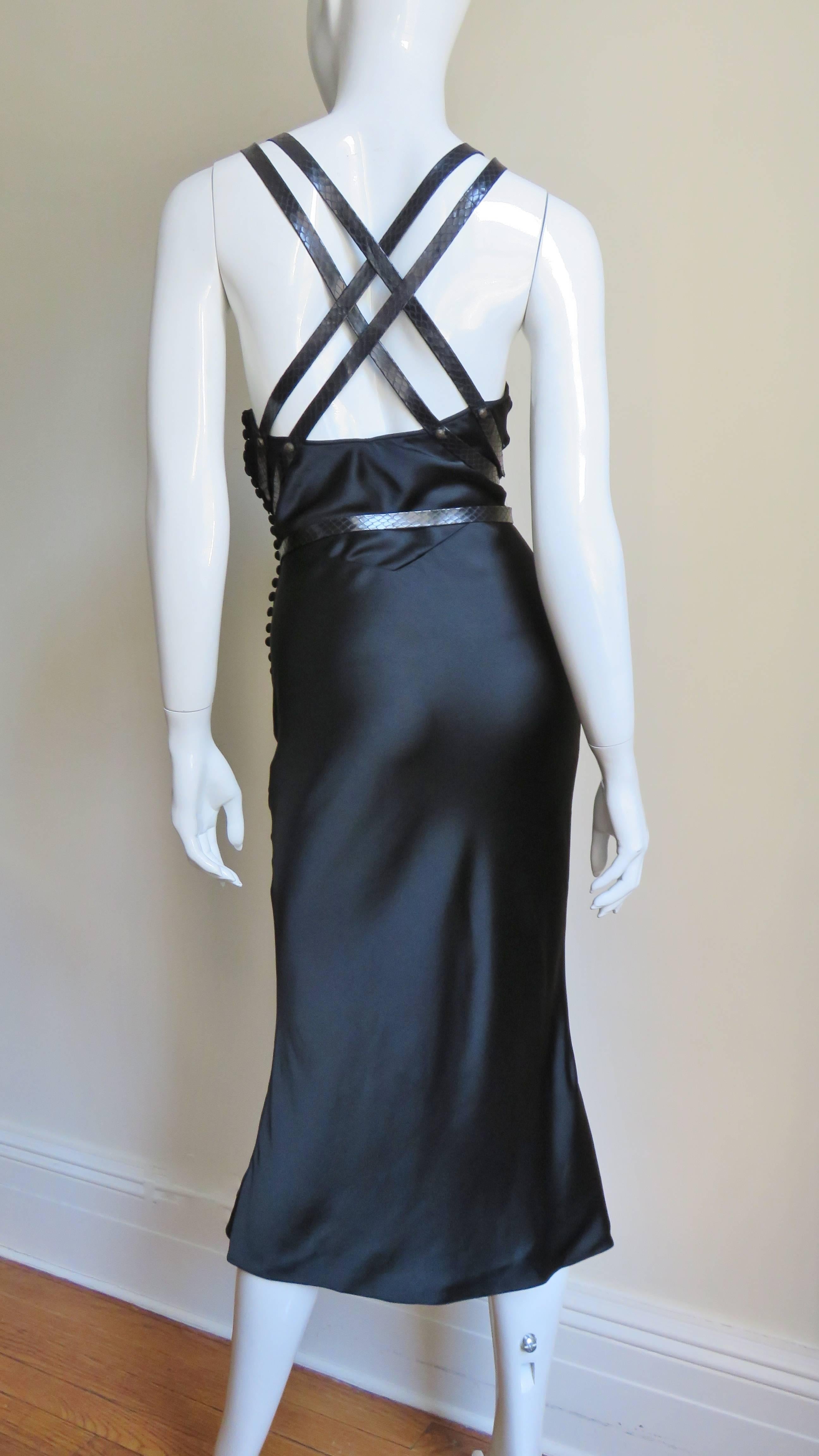 Christian Dior Silk Dress with Harness 6