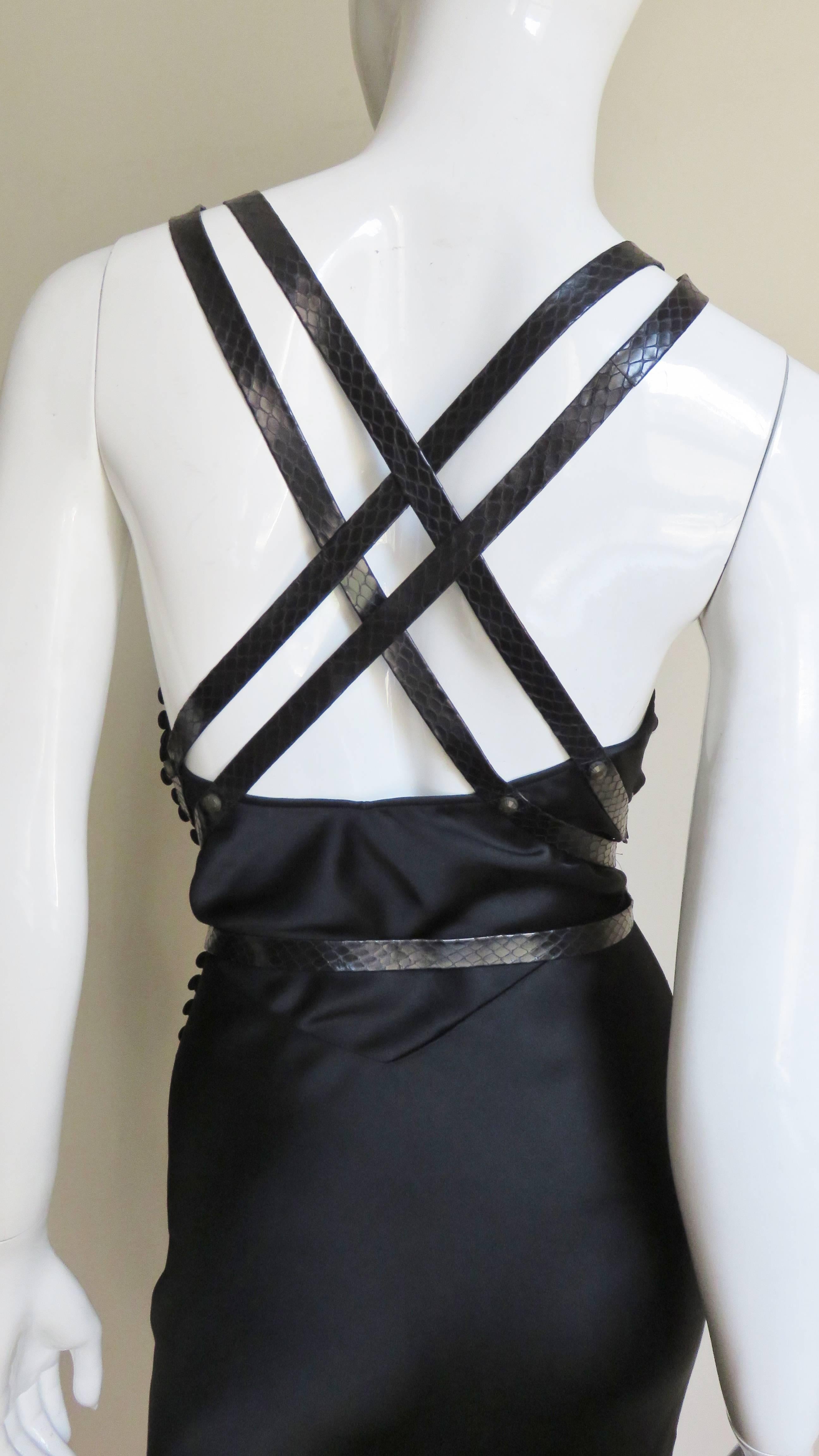 Christian Dior Silk Dress with Harness 7