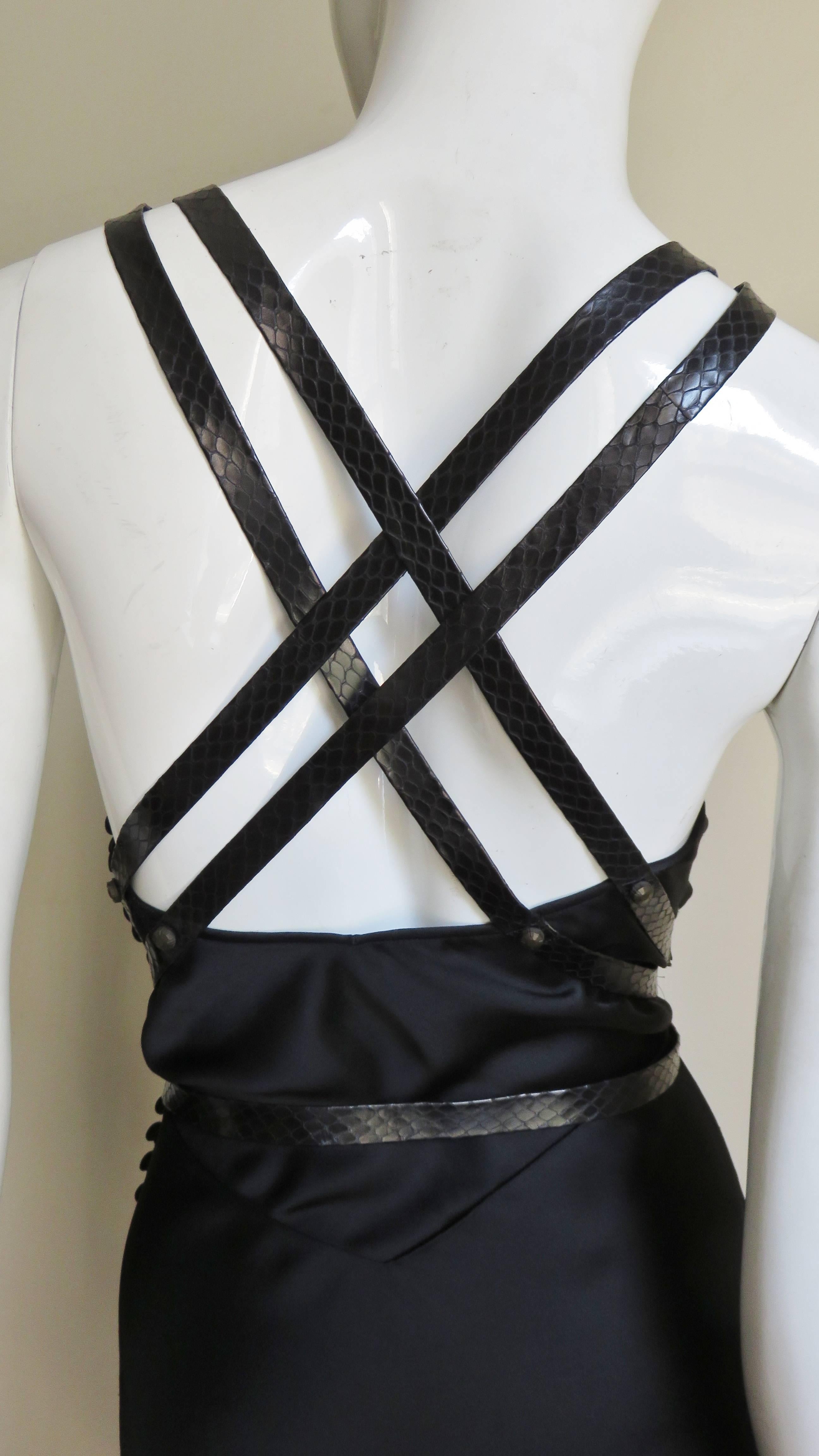 Christian Dior Silk Dress with Harness 8