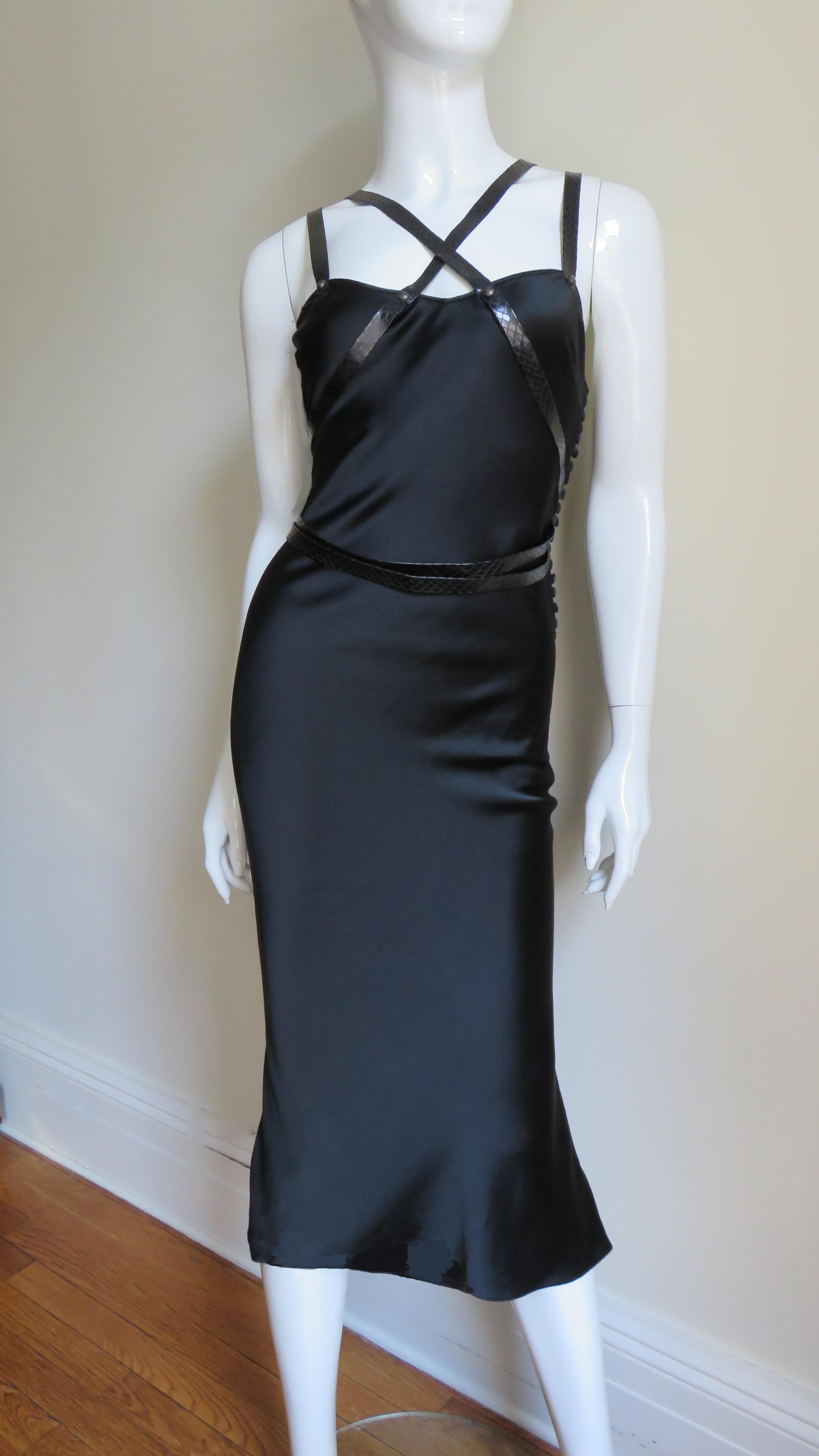 Christian Dior Silk Dress with Harness 3
