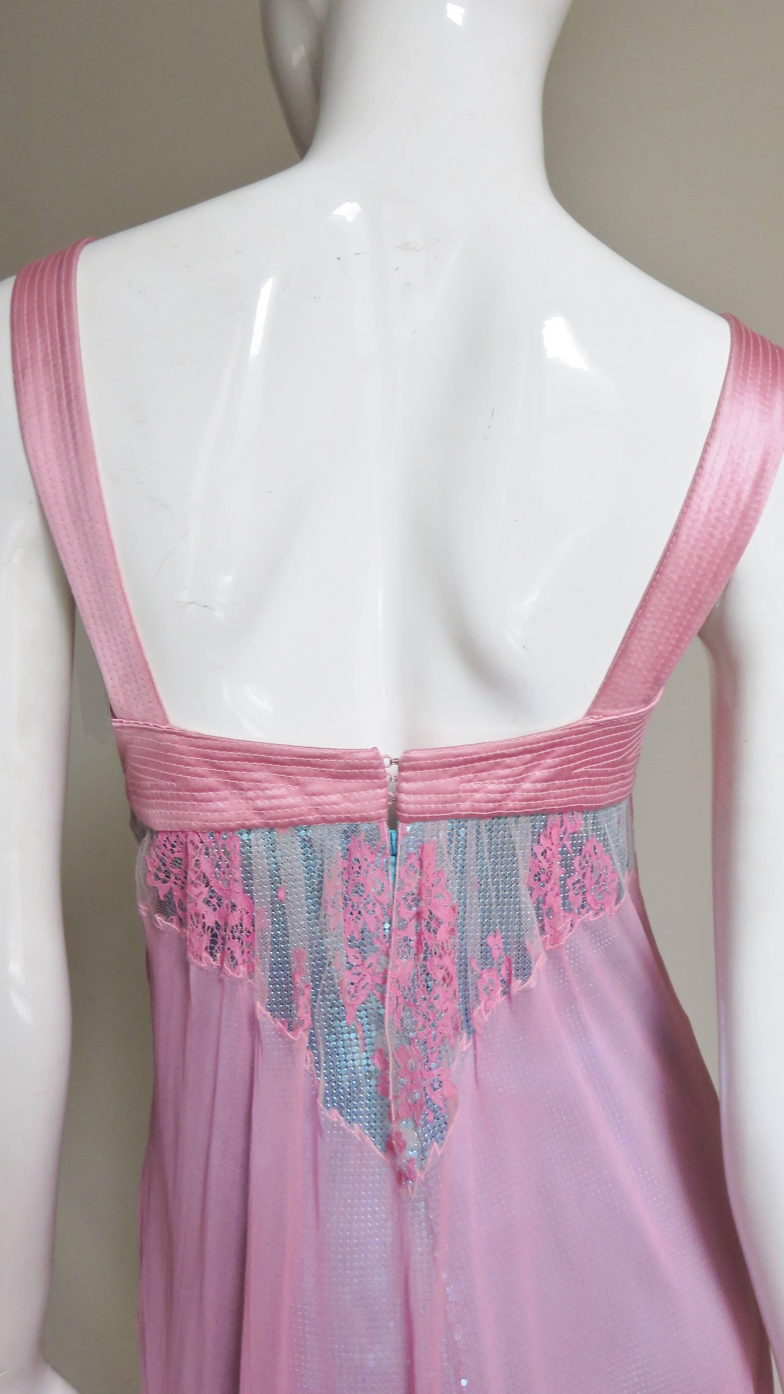 1990s Gianni Versace Metal Mesh Chain Mail Dress 4