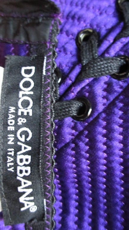  Dolce & Gabbana Lace up Sides Dress  12