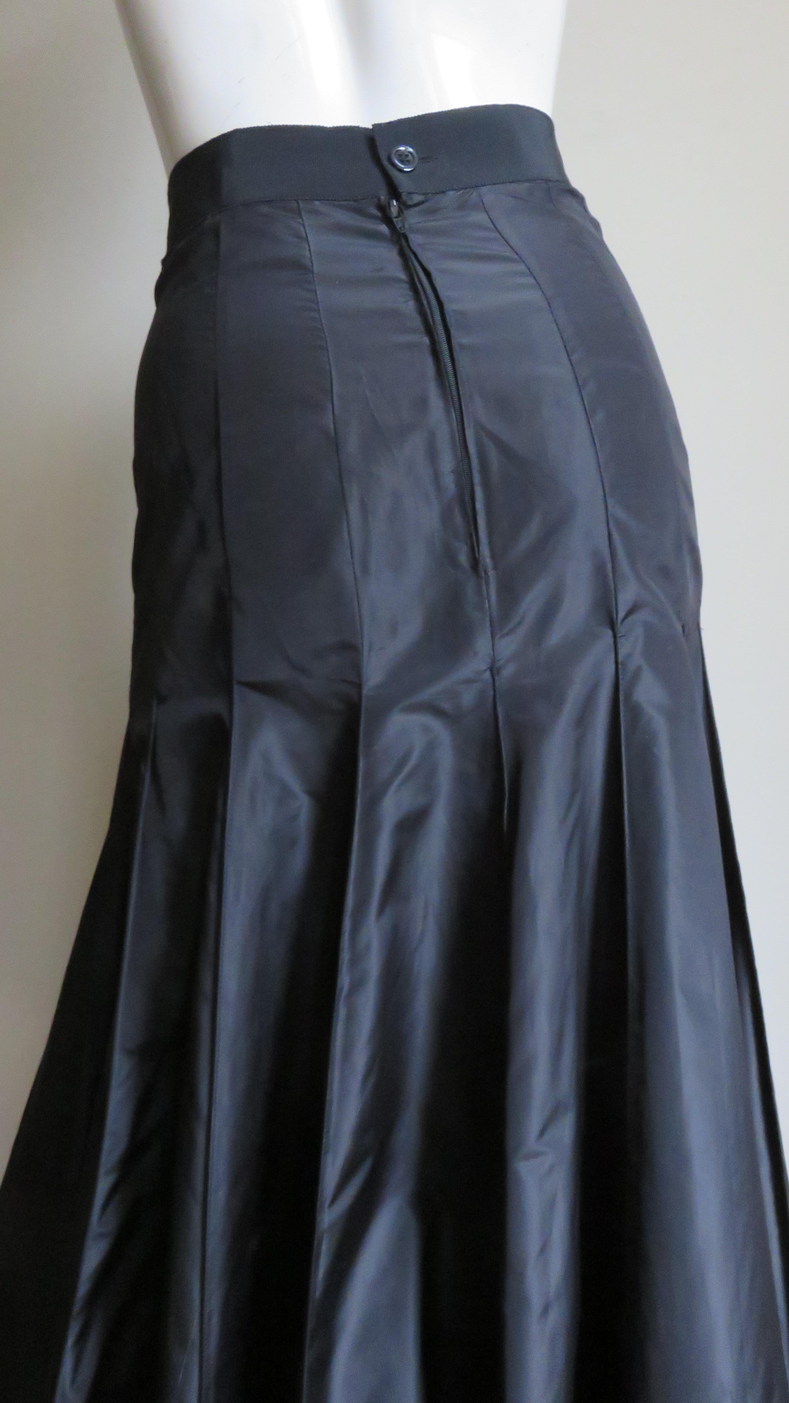 Angelo Tarlazzi New Silk Maxi Skirt For Sale 3
