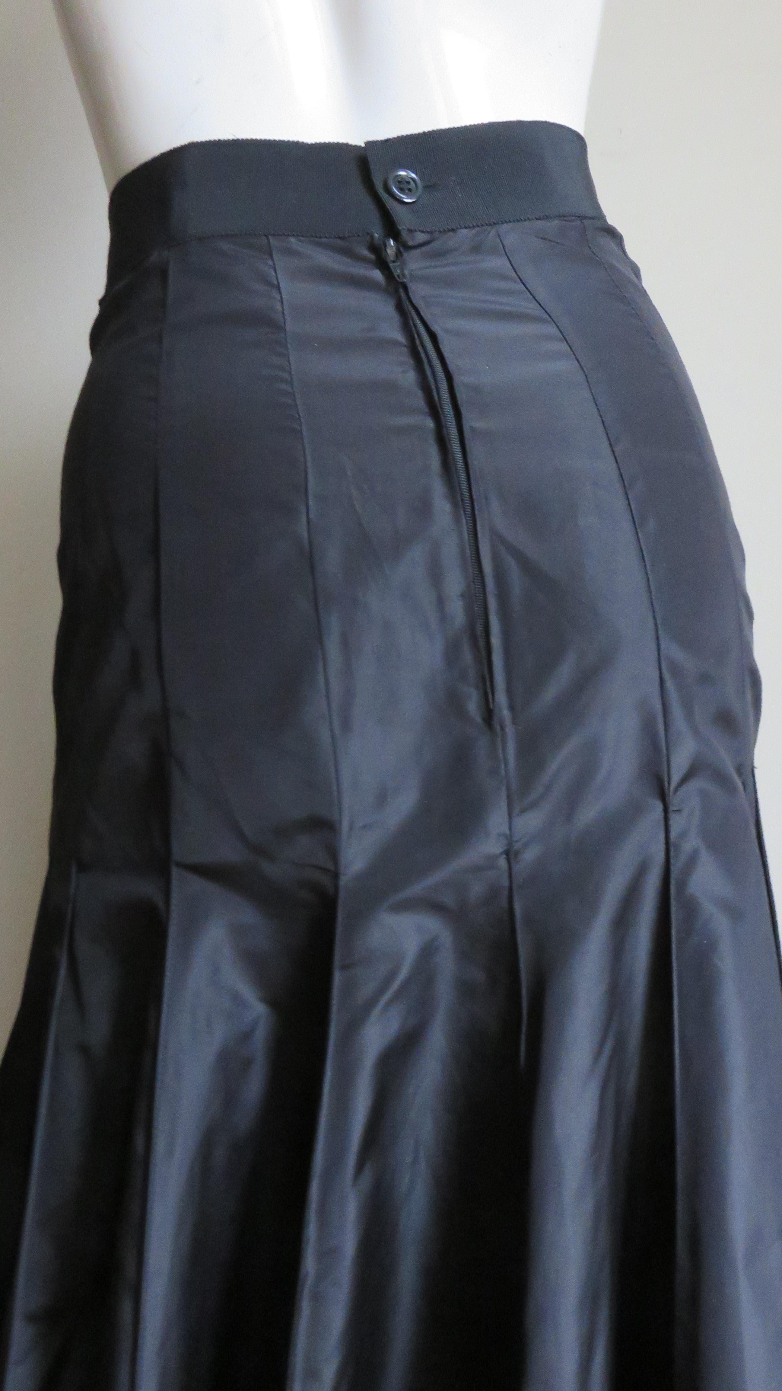 Angelo Tarlazzi New Silk Maxi Skirt For Sale 4