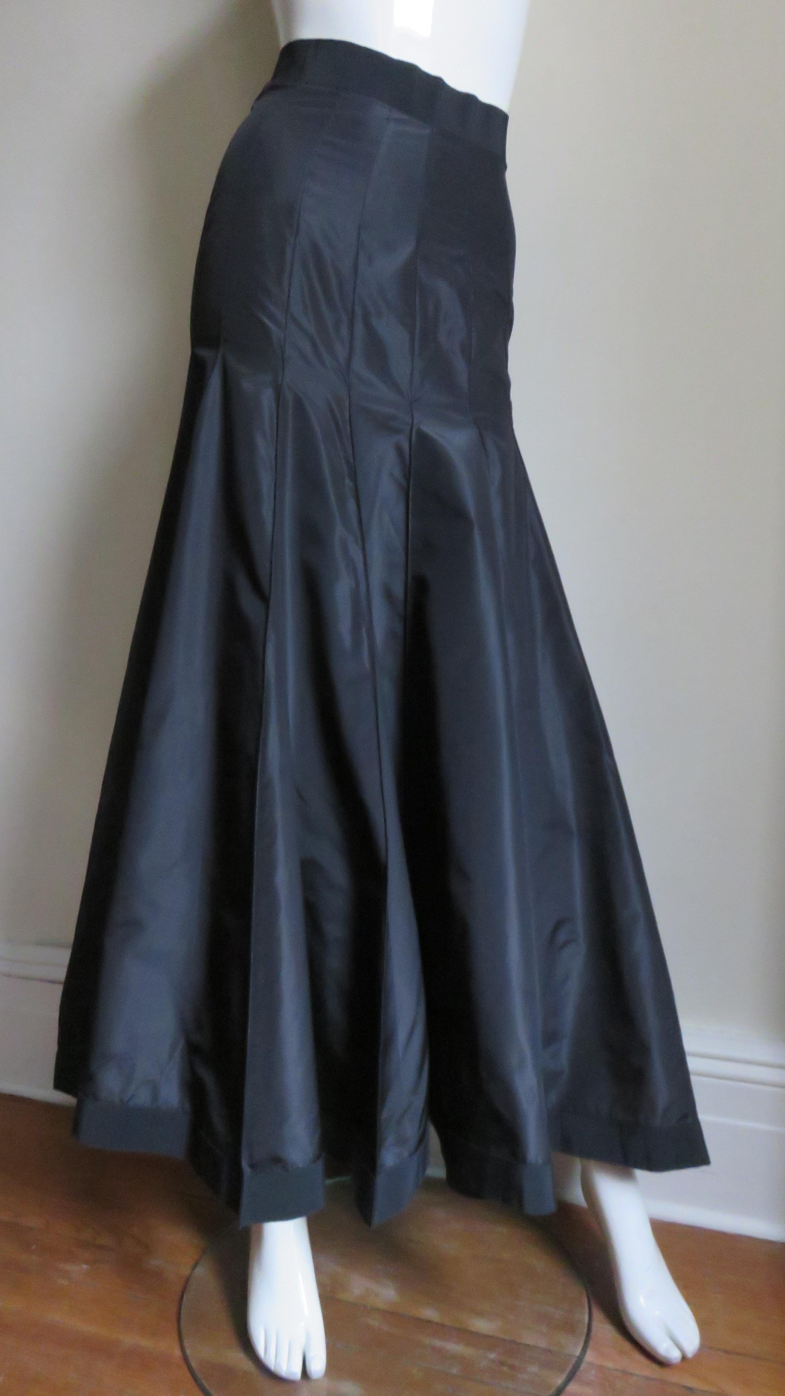 Women's Angelo Tarlazzi New Silk Maxi Skirt For Sale