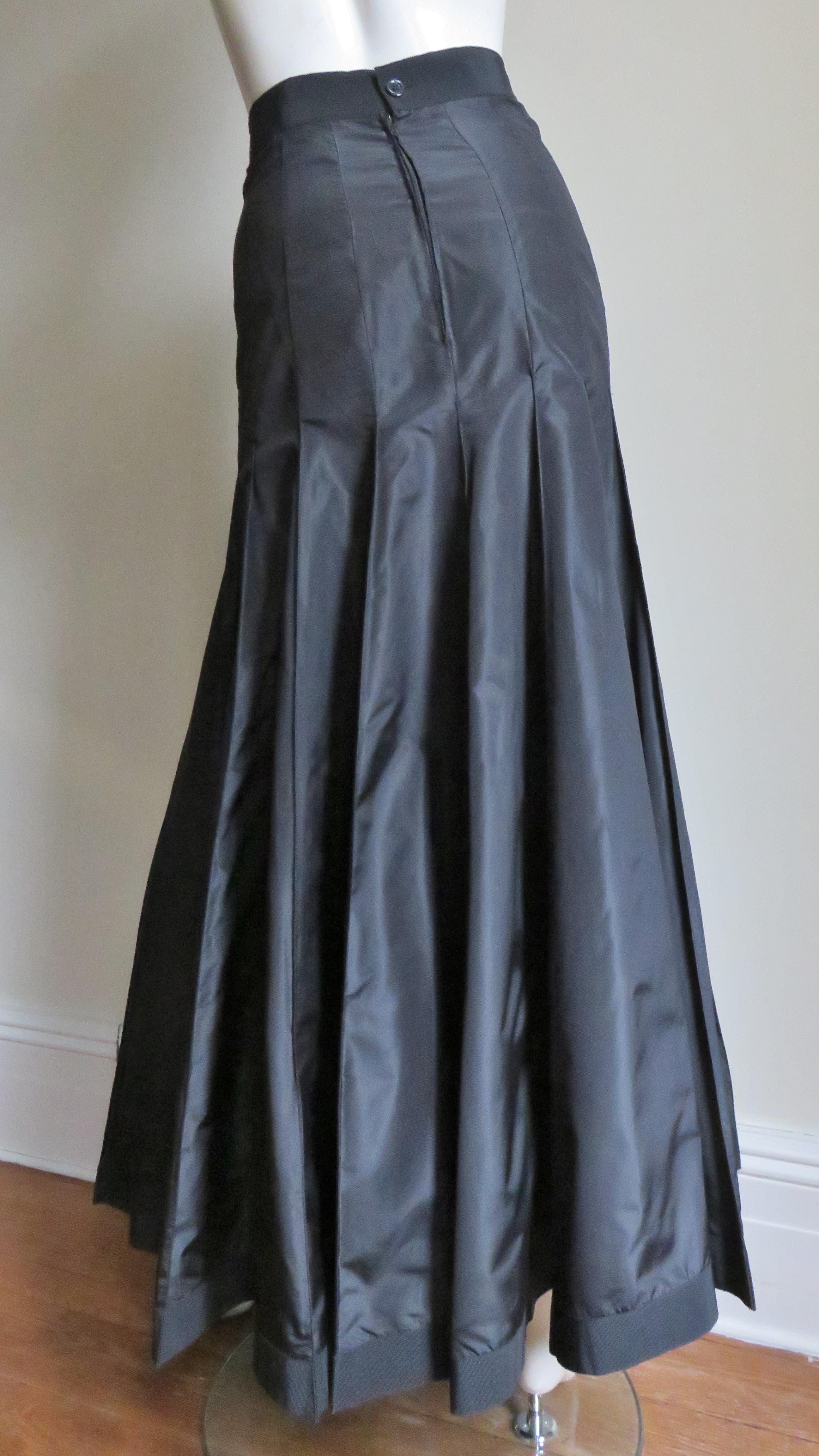 Angelo Tarlazzi New Silk Maxi Skirt For Sale 5