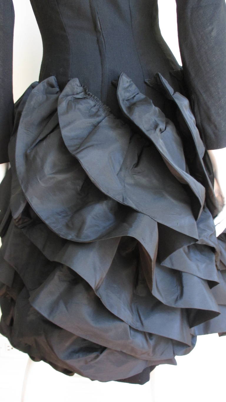 Betty Carol 1950s Sculptural Dress For Sale 7