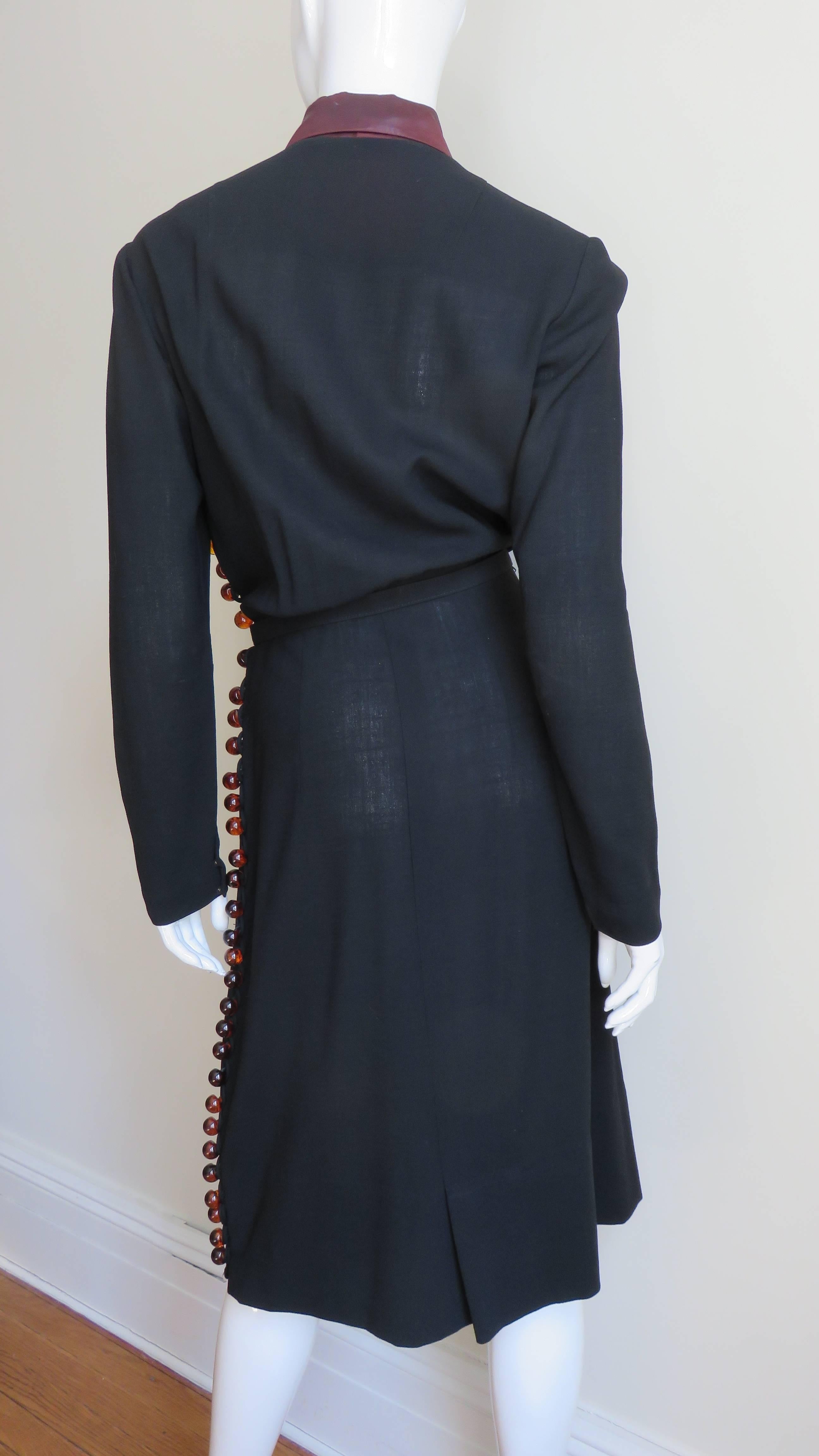 1950s Eisenberg Originals Dress with Button Side 7