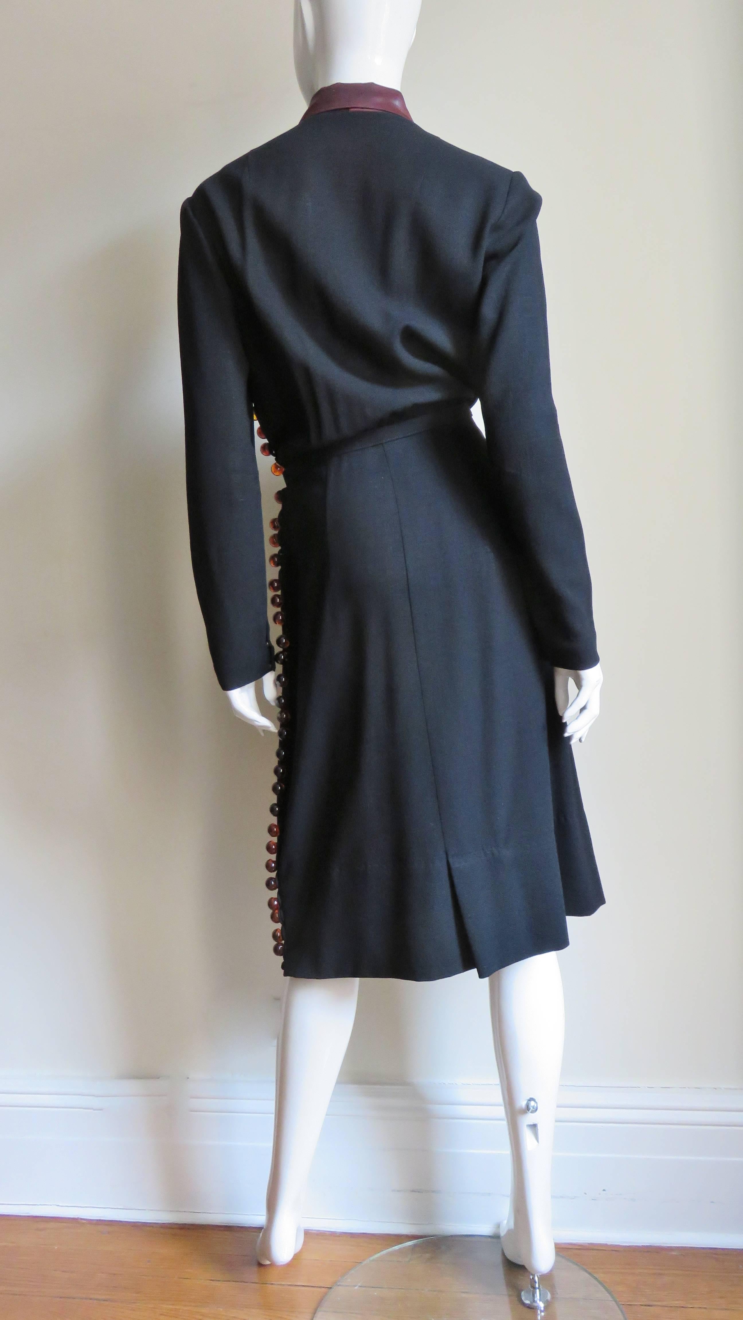 1950s Eisenberg Originals Dress with Button Side 10