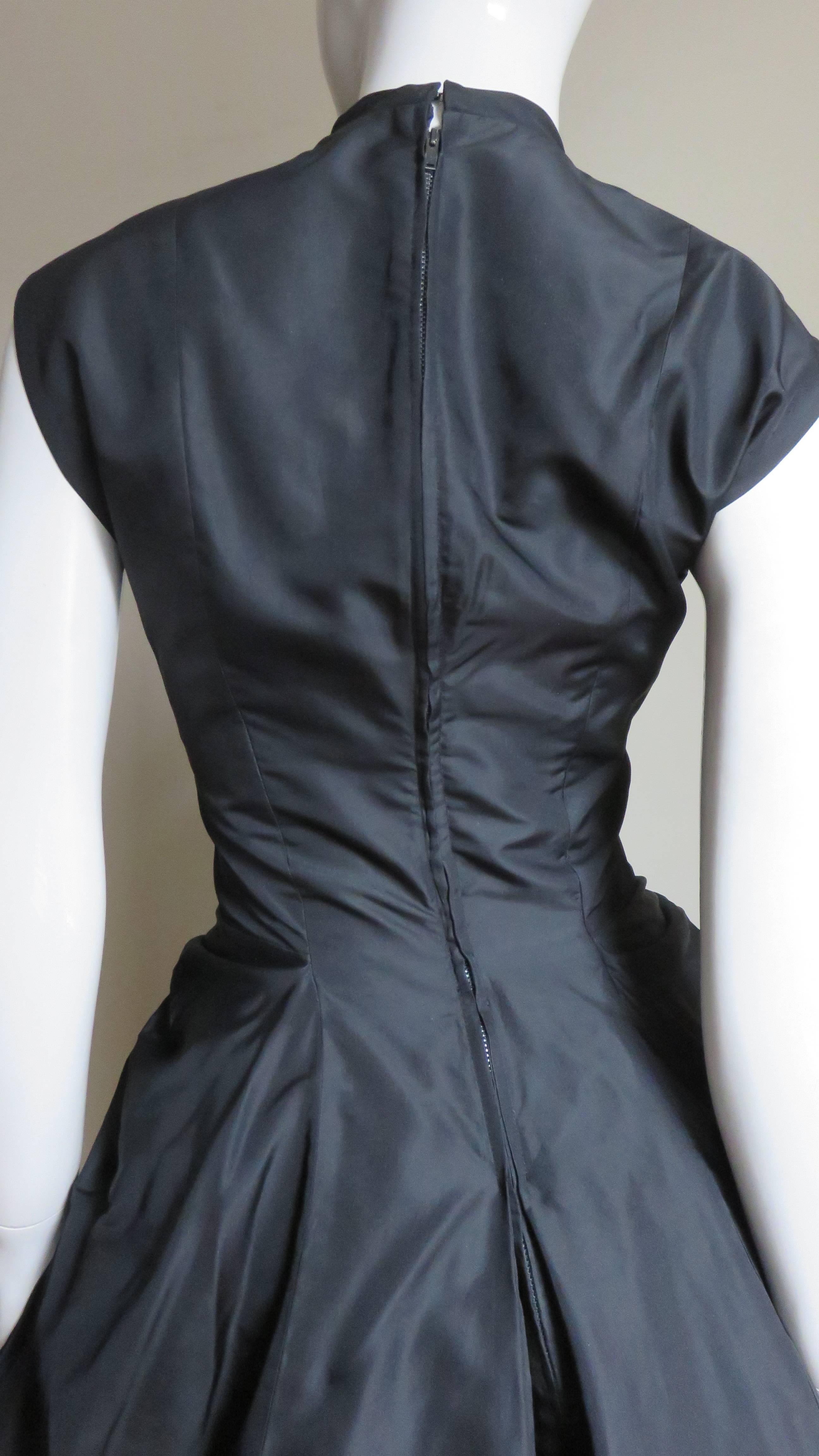 1950s Neusteters Silk Dress 5