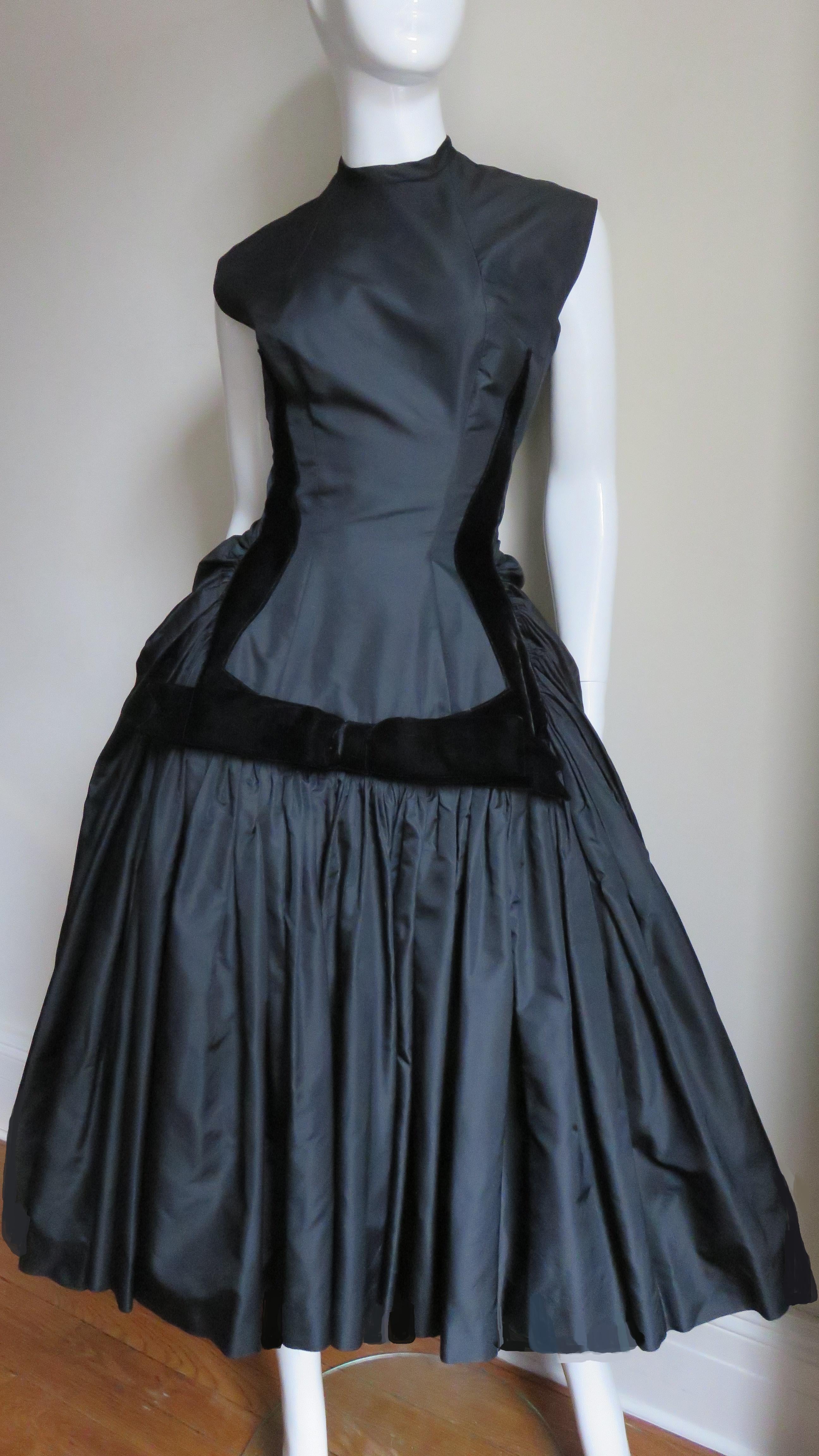 Women's 1950s Neusteters Silk Dress