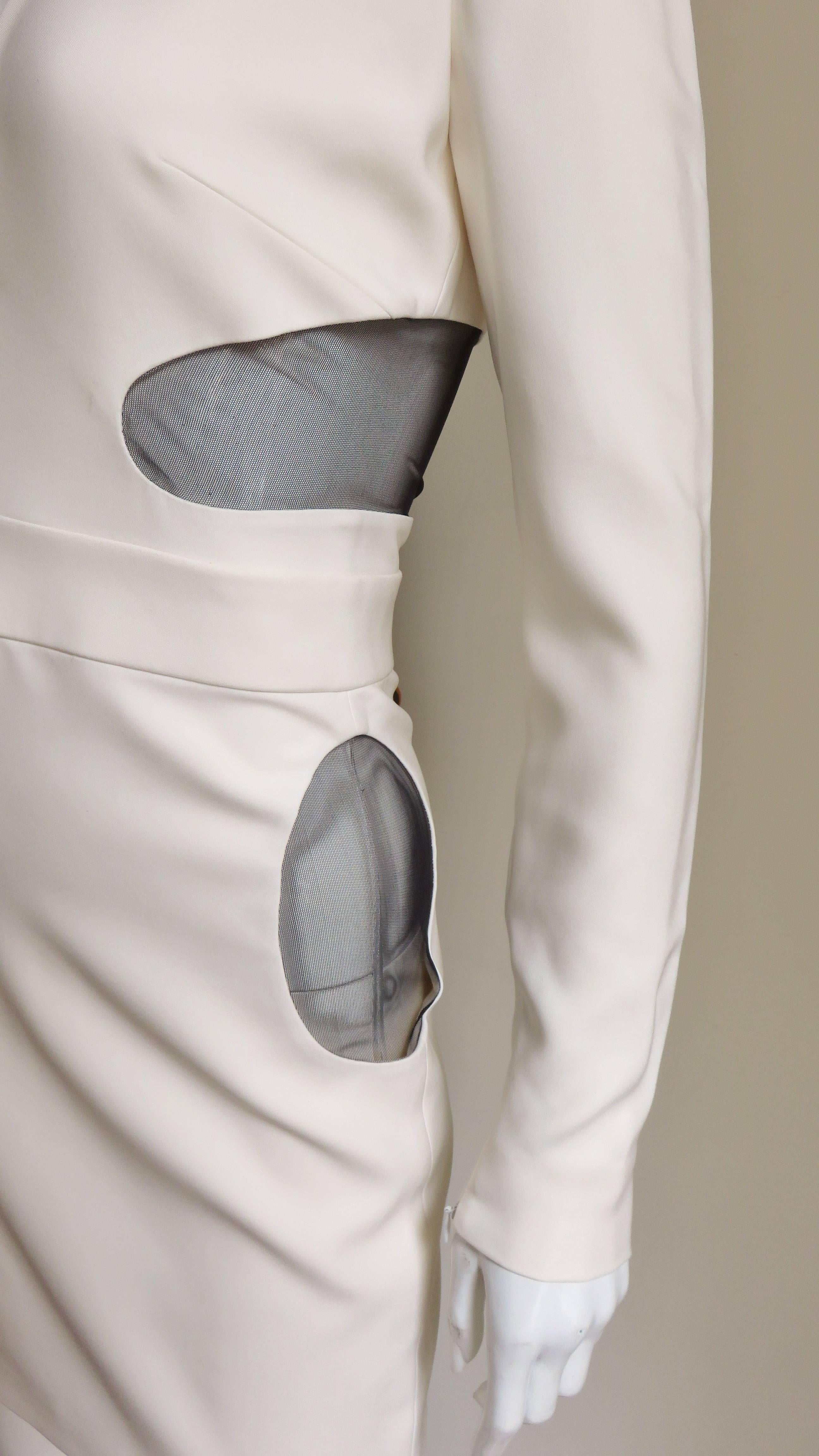 Gray Tom Ford New Dress with Cut outs For Sale