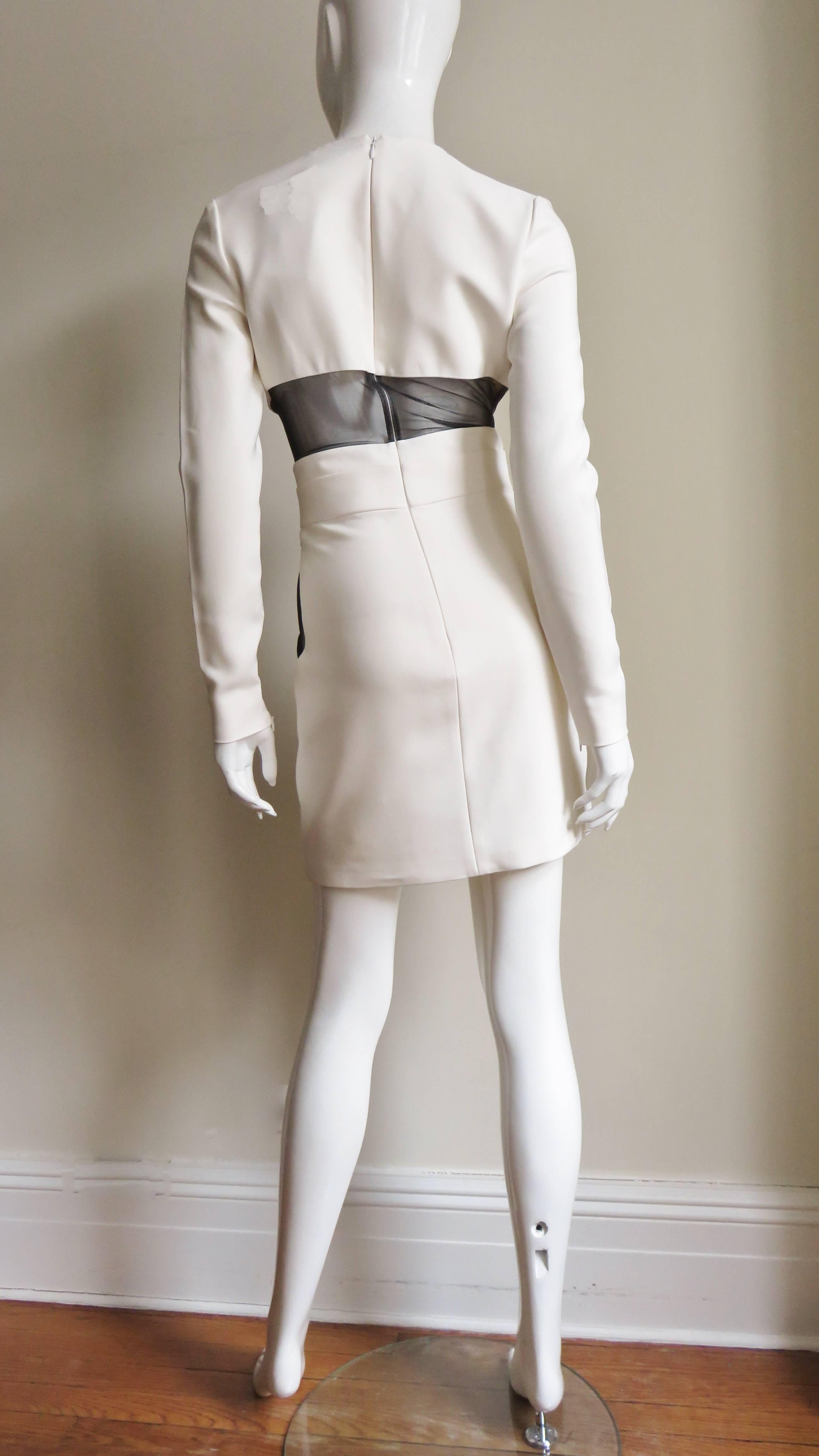 Tom Ford New Plunge Dress with Cut outs For Sale 6
