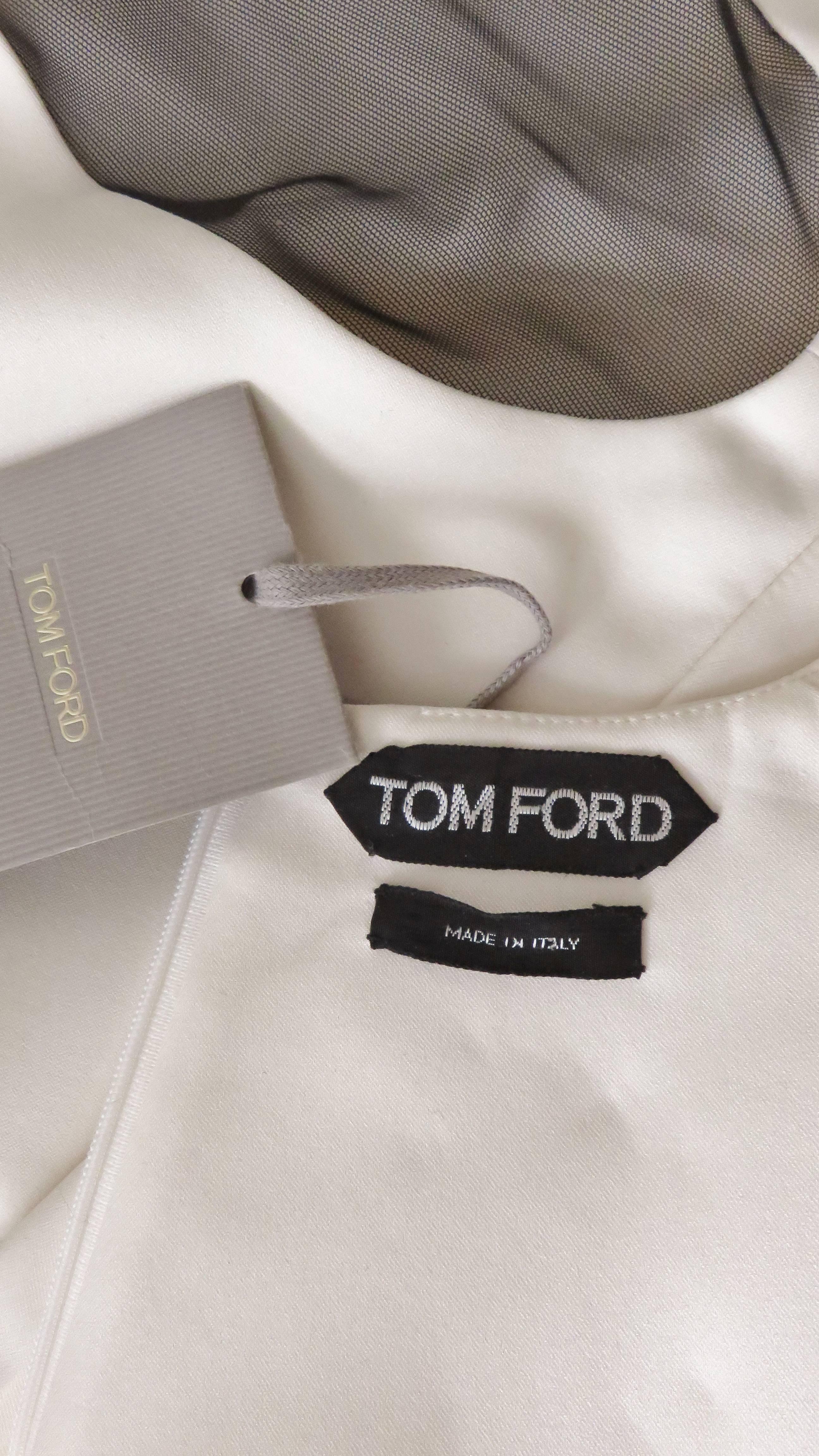Tom Ford - Robe à découpes avec découpes, état neuf en vente 9