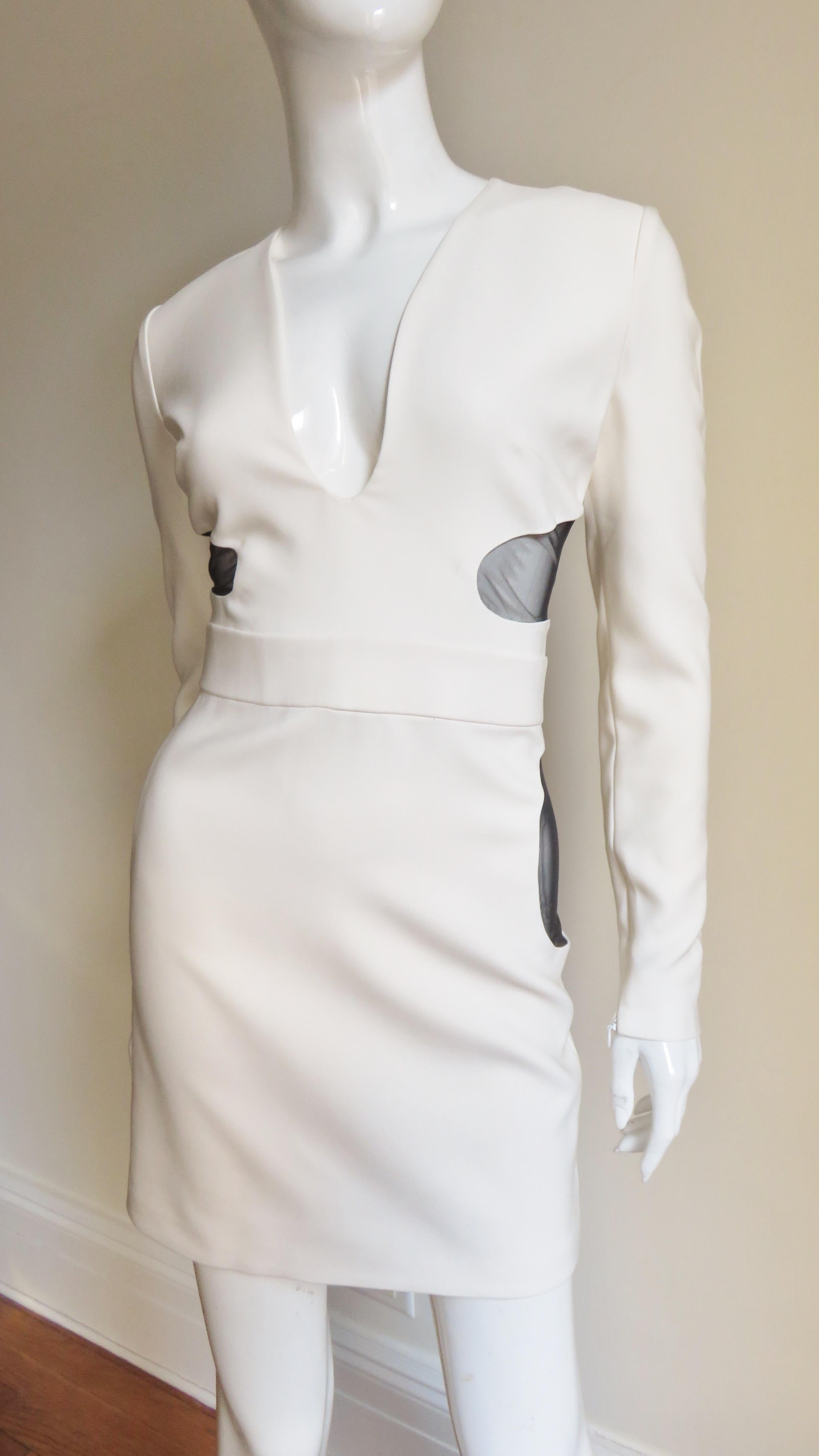Women's Tom Ford New Plunge Dress with Cut outs For Sale