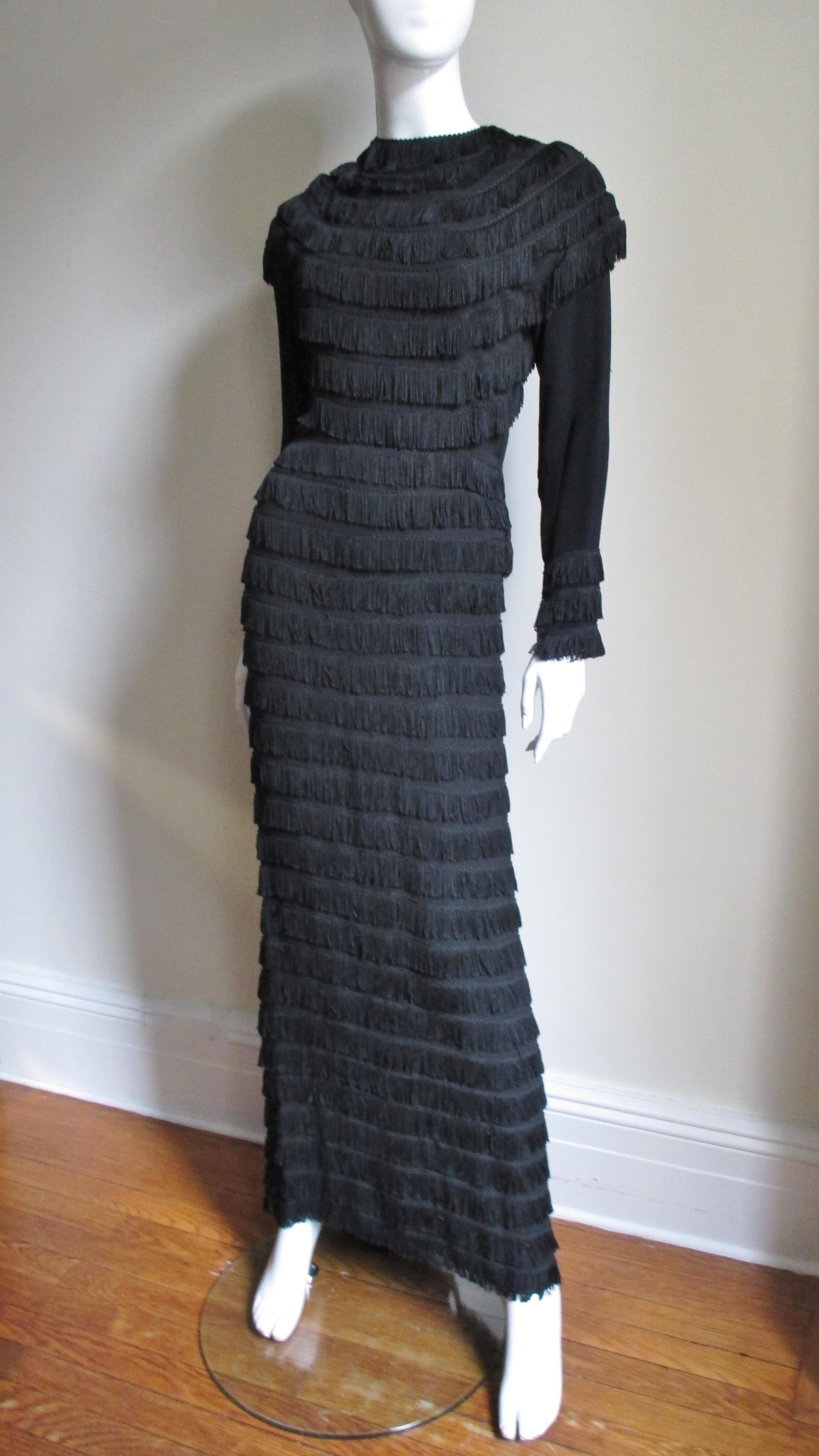 1930s fringe dress