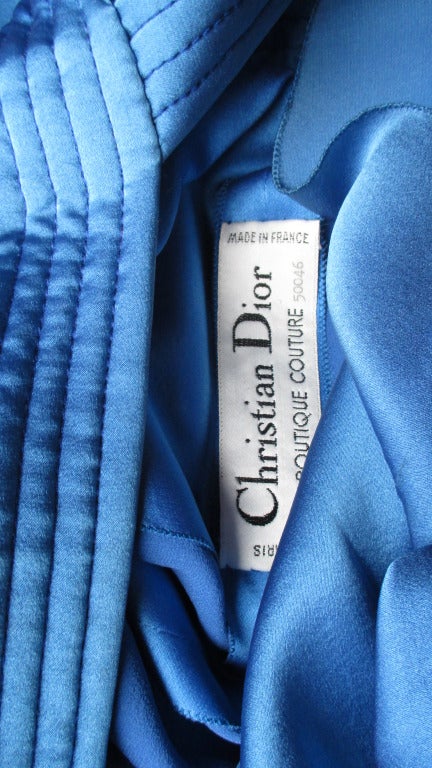 Christian Dior Couture Numbered Gown 1970s For Sale 14