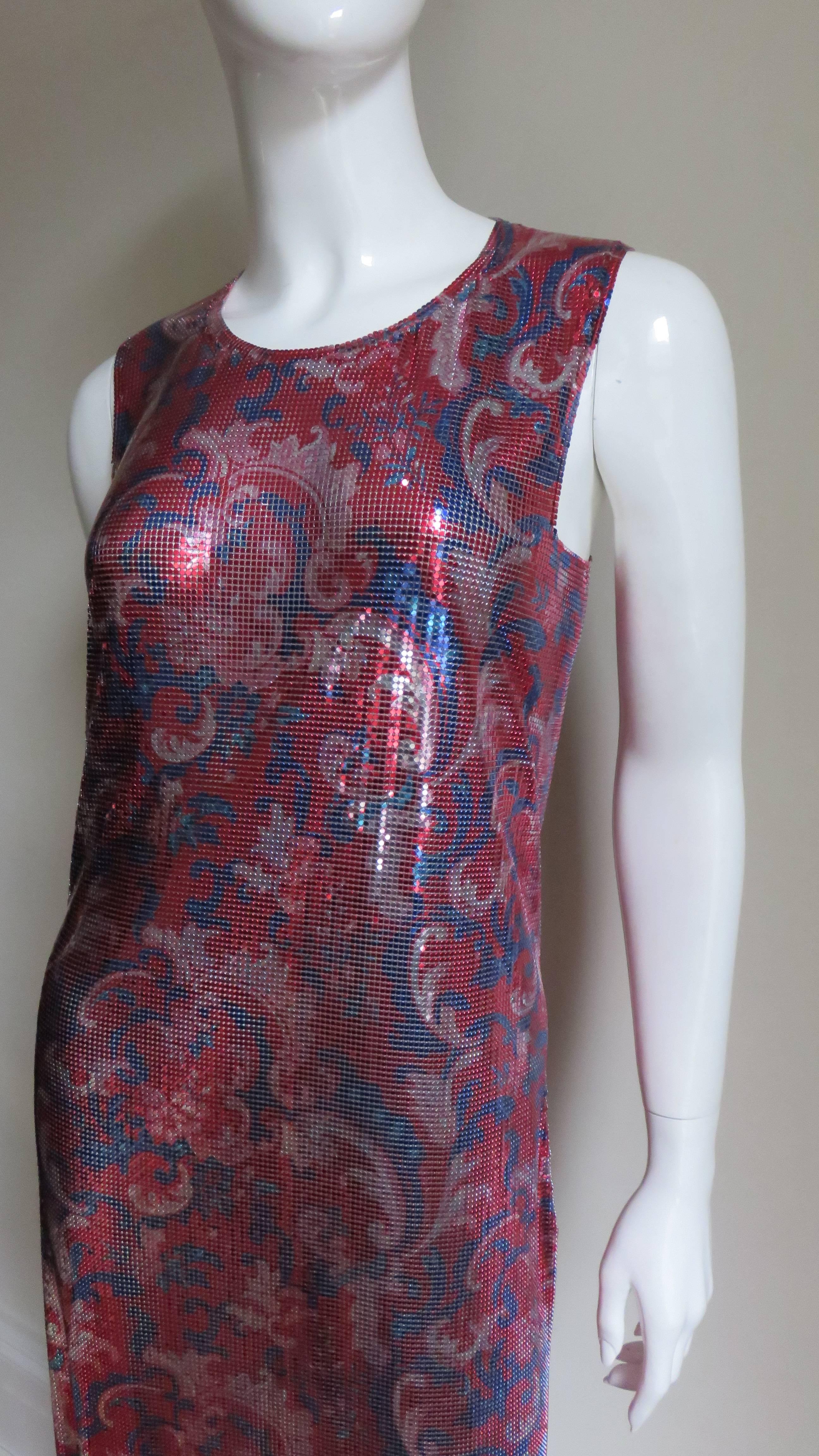 Paco Rabanne New Chain Mail Dress In condizioni ottime in vendita a Water Mill, NY