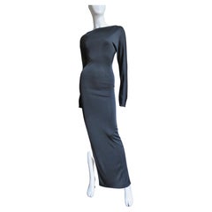 Trussardi Gown with Leather Straps