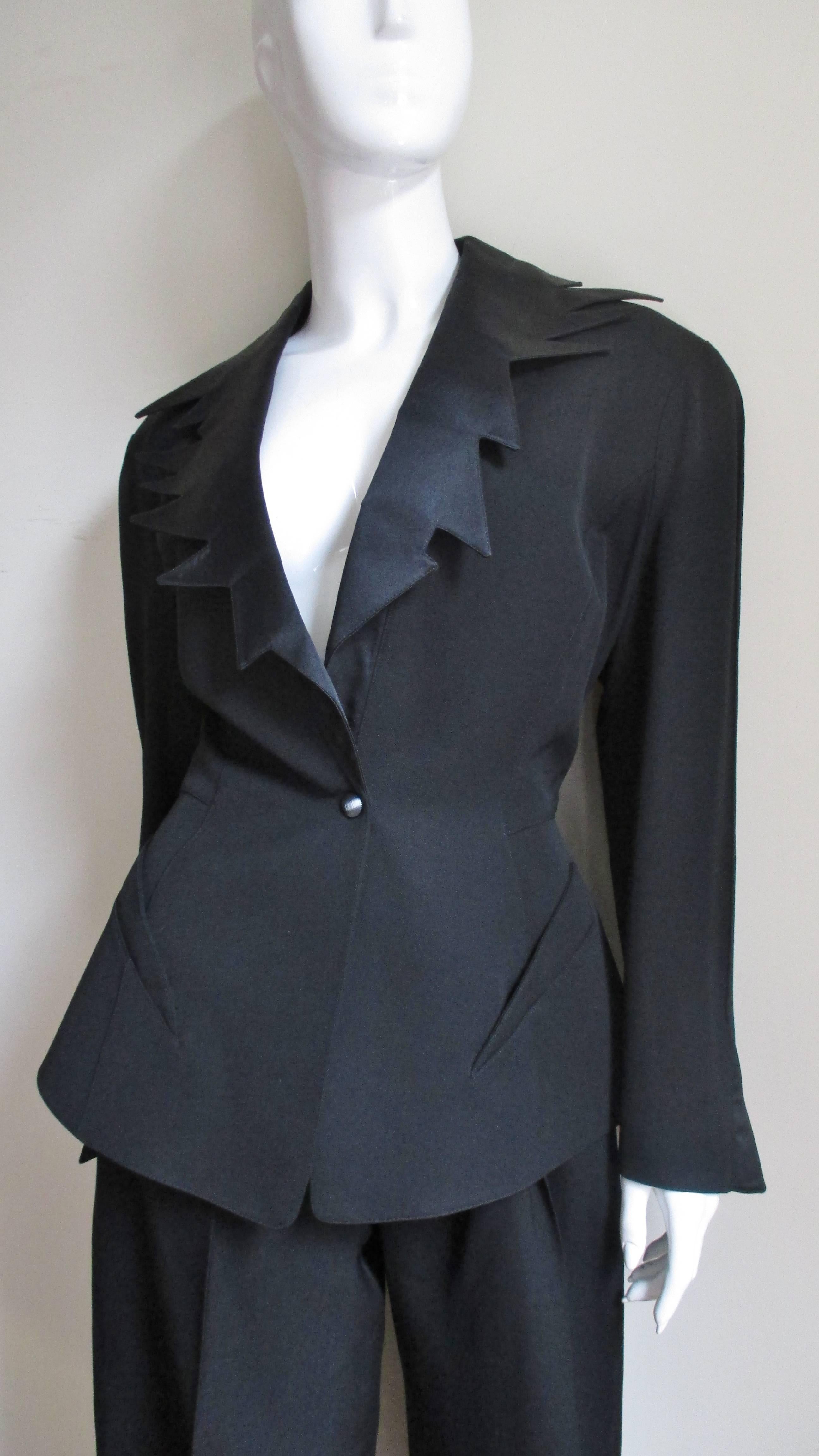 1980s Thierry Mugler Tuxedo In Good Condition In Water Mill, NY