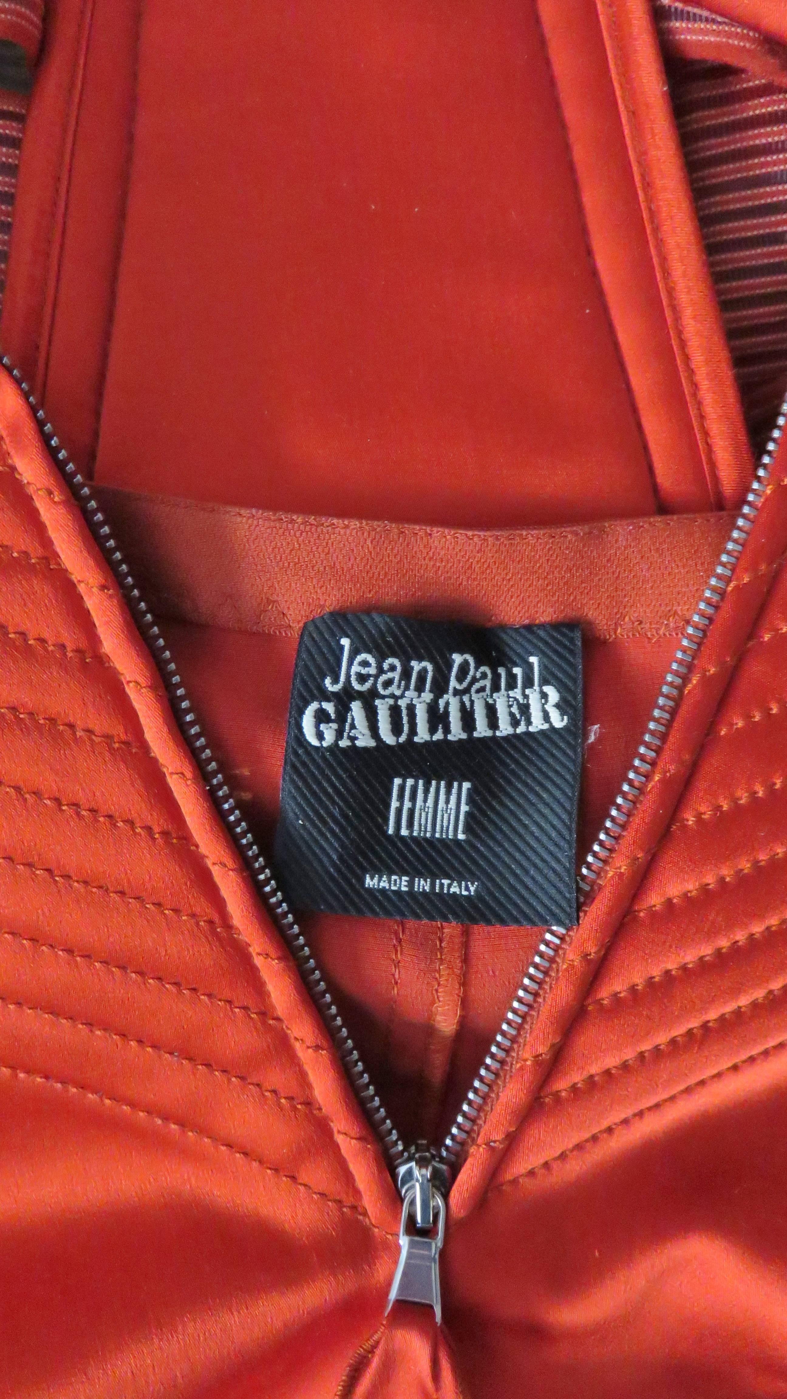 Jean Paul Gaultier Plunge Halter Dress 11