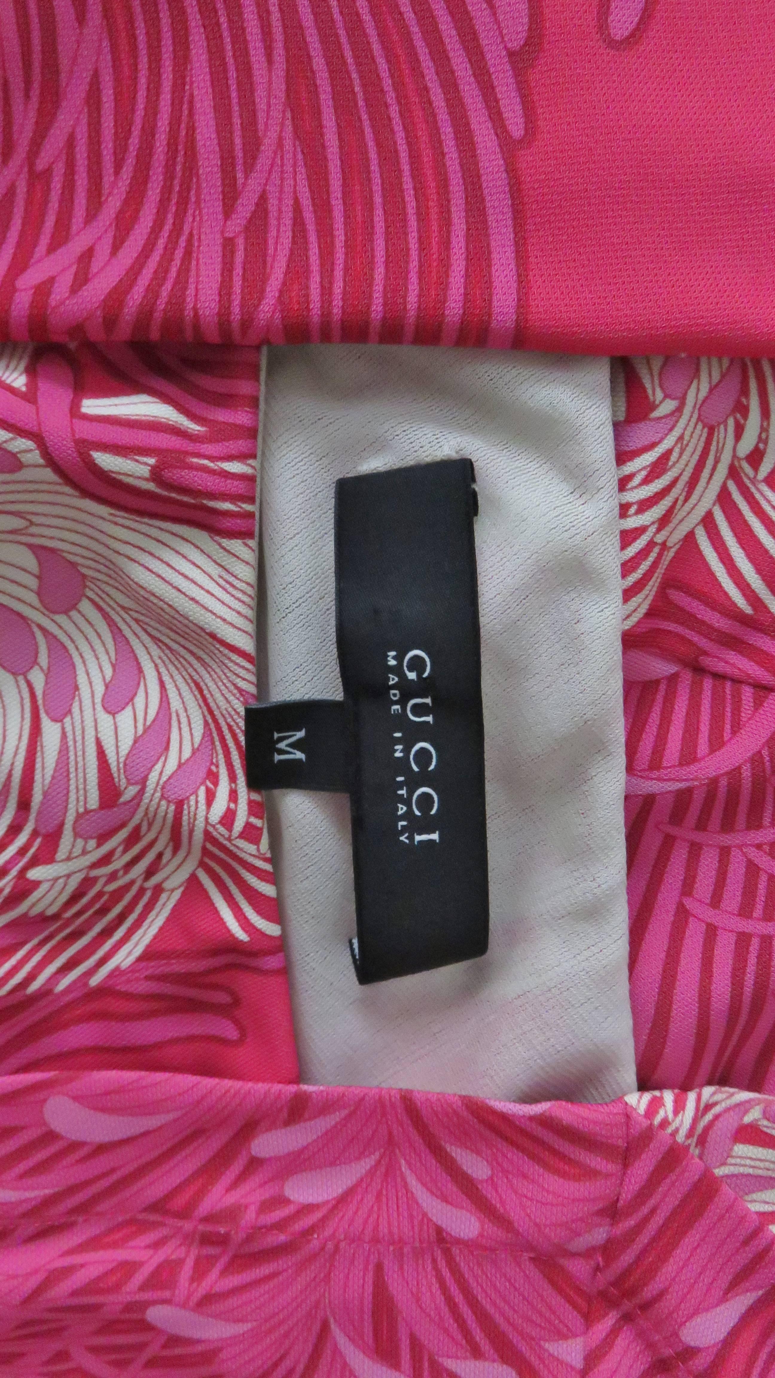  Gucci par Tom Ford - Robe asymétrique en soie en vente 7