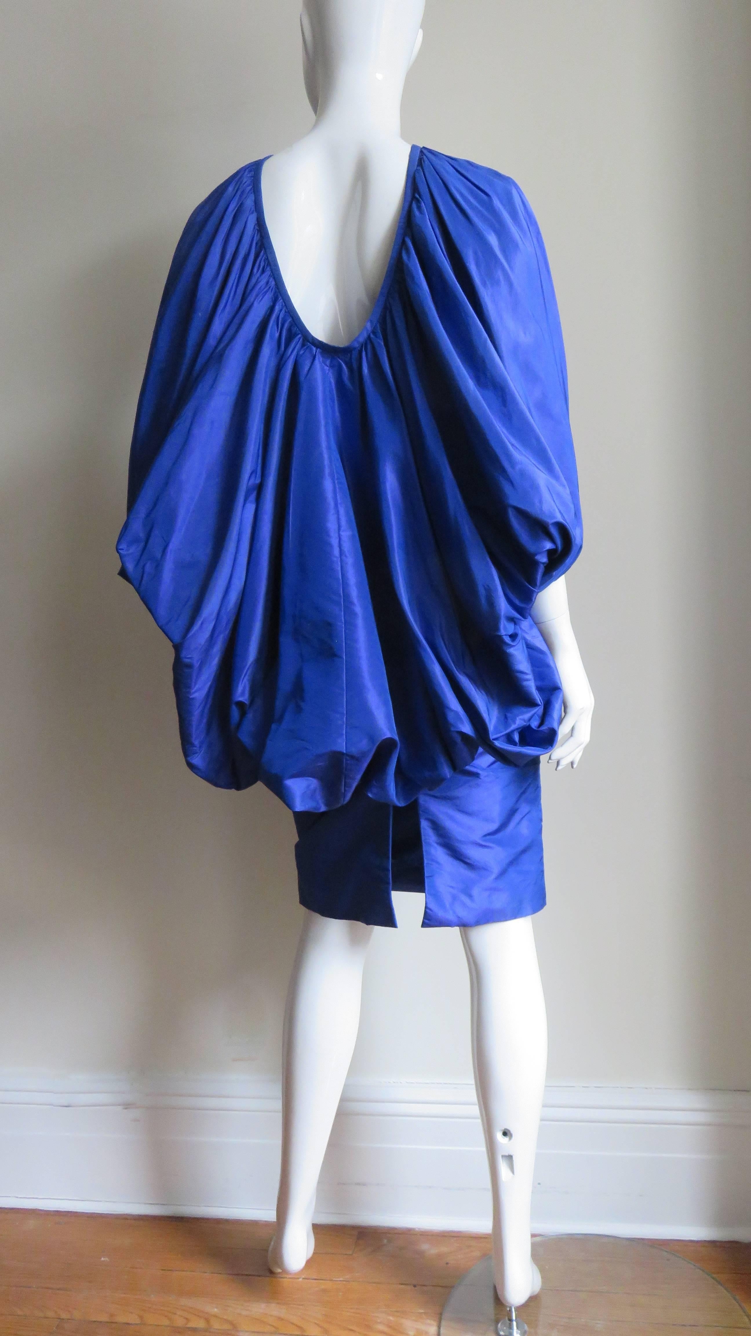 Tom Ford New Drape Back Ruched Dress For Sale 5