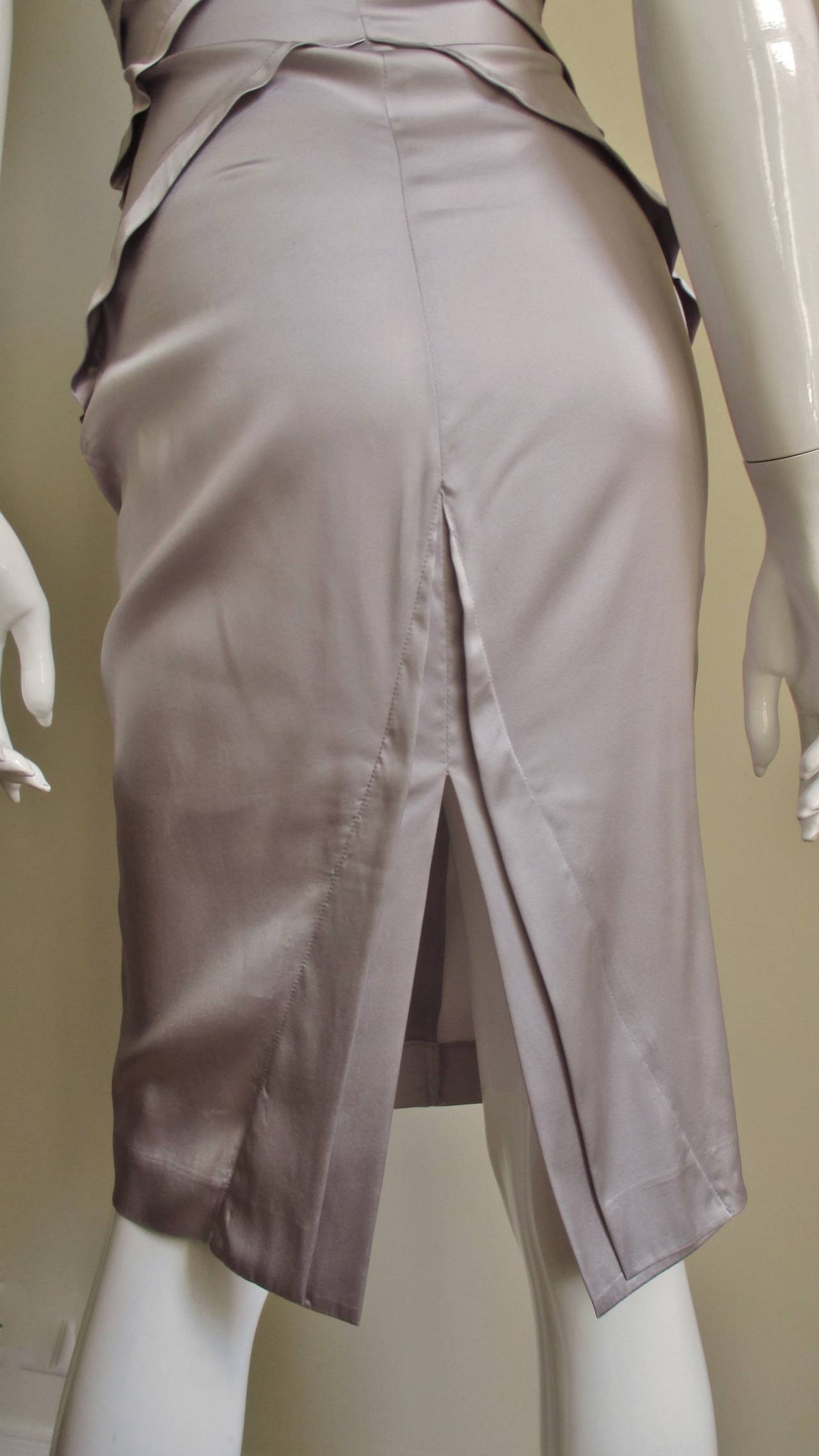  Tom Ford for Gucci Lavender Silk Halter Dress S/S 2003 For Sale 4
