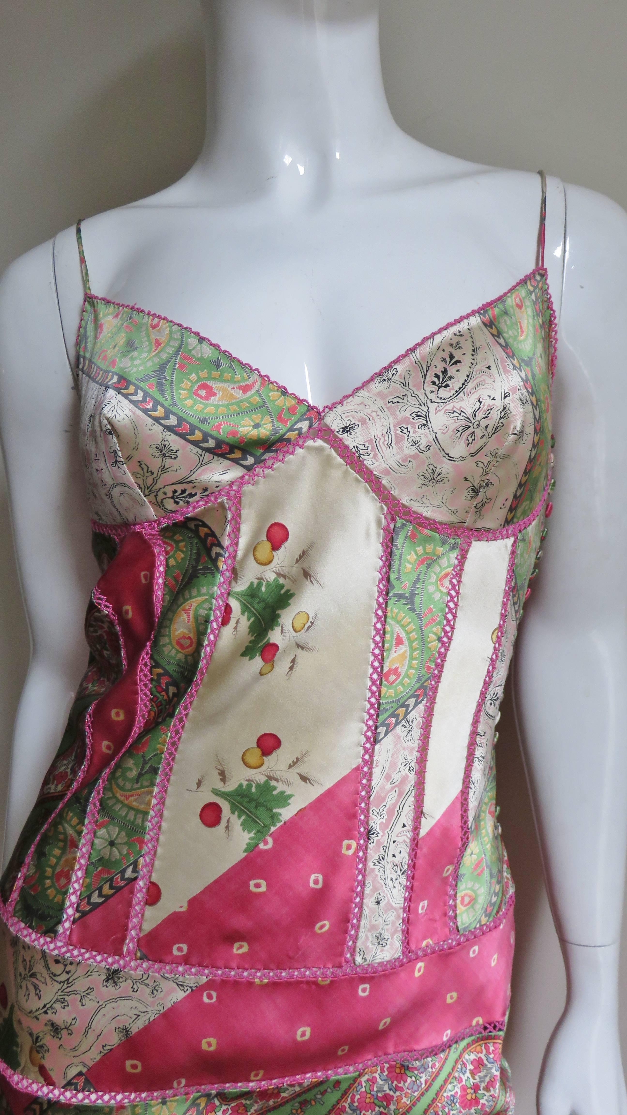 galliano for dior slip dress