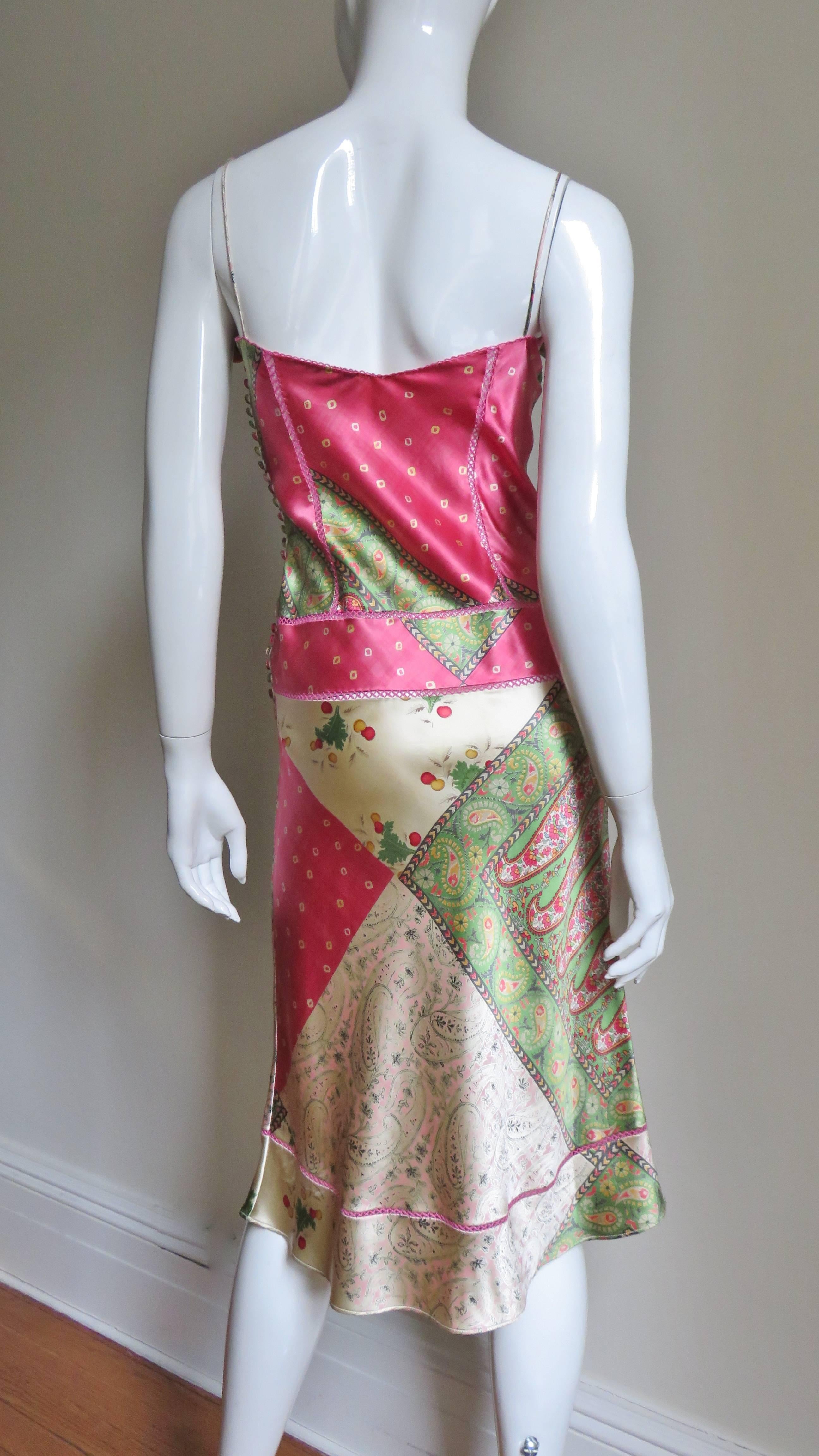 Women's John Galliano for Christian Dior Silk Slip Dress