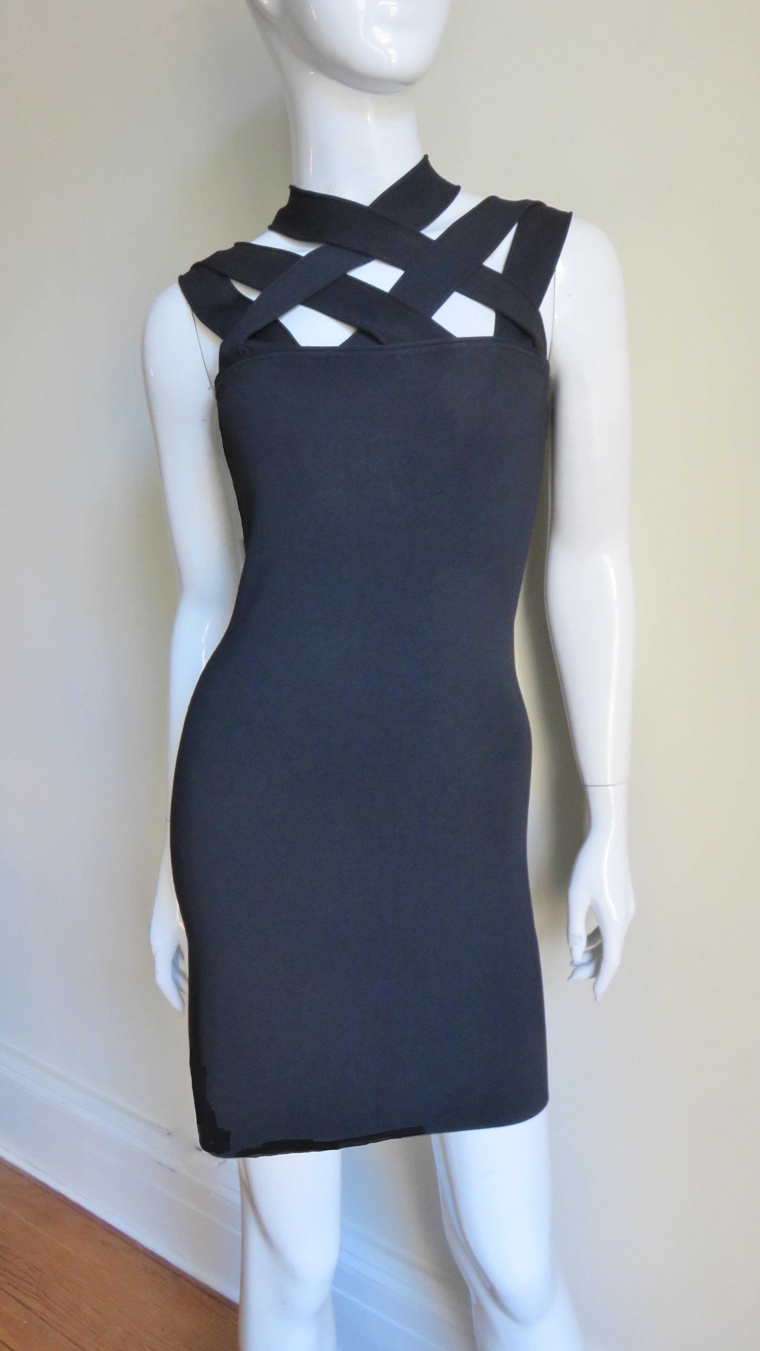 Givenchy Bodycon Bandage Dress In Good Condition In Water Mill, NY